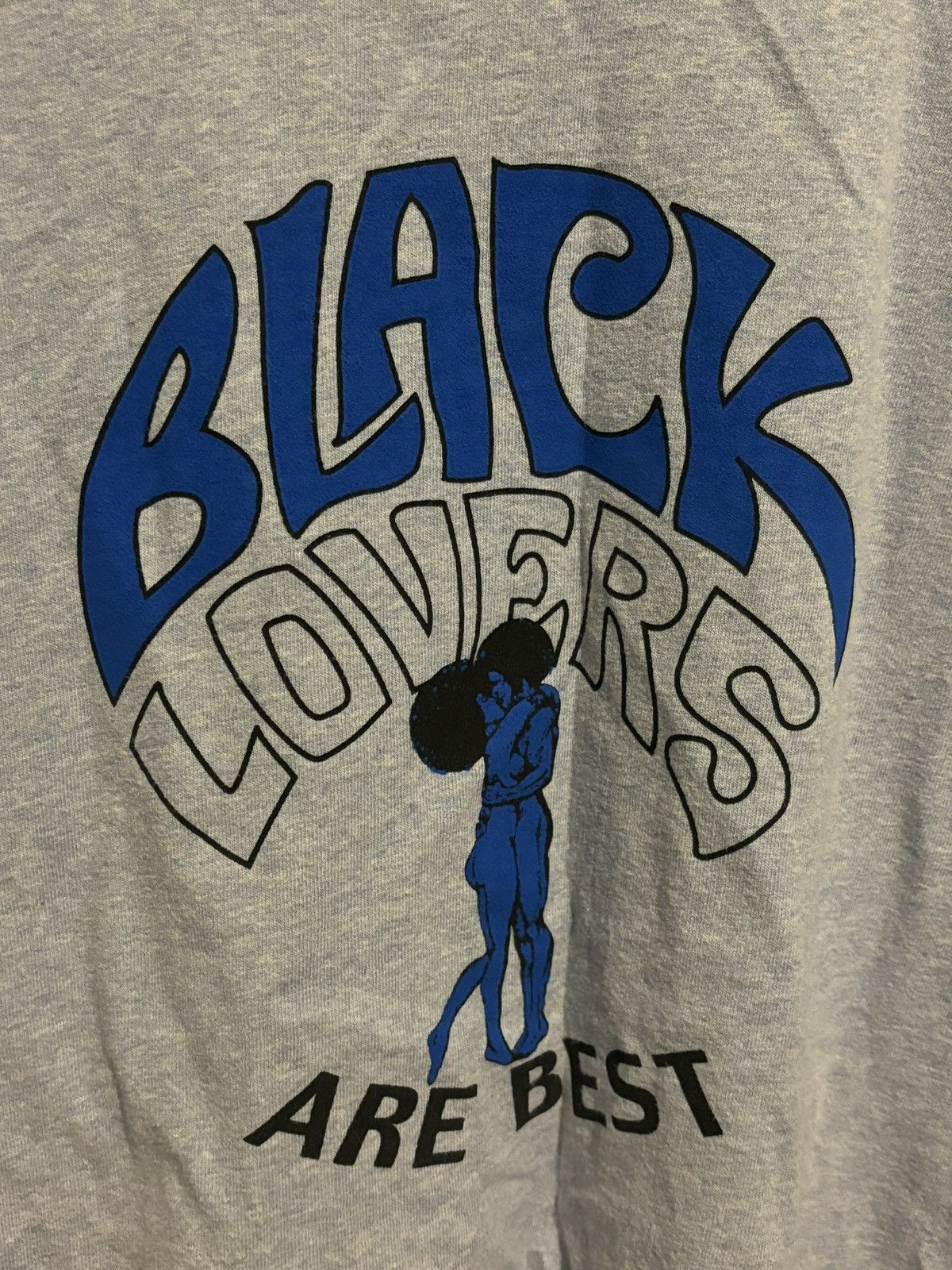 Vintage 1980s “Black Lovers Are Best” Graphic Vintage Ringer Tee Size US XL / EU 56 / 4 - 4 Thumbnail