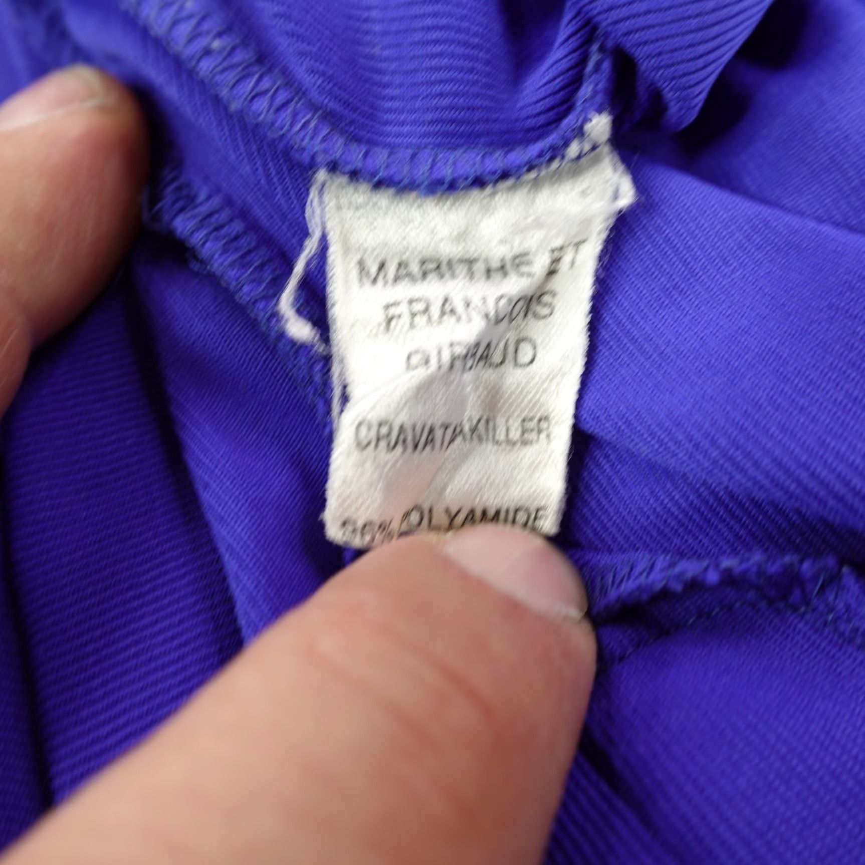 Vintage VINTAGE Marithe Francois Girbaud Polo Shirt Mens XL Blue Limited Edition 90s Classic Size US XL / EU 56 / 4 - 4 Thumbnail