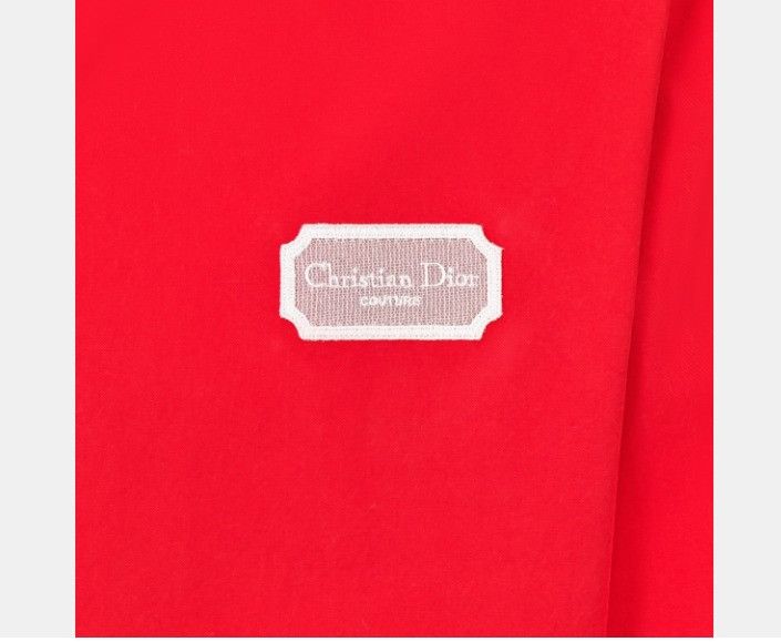 Dior o1w1db11124 Cotton Twill Shirt in Red Size US M / EU 48-50 / 2 - 3 Thumbnail