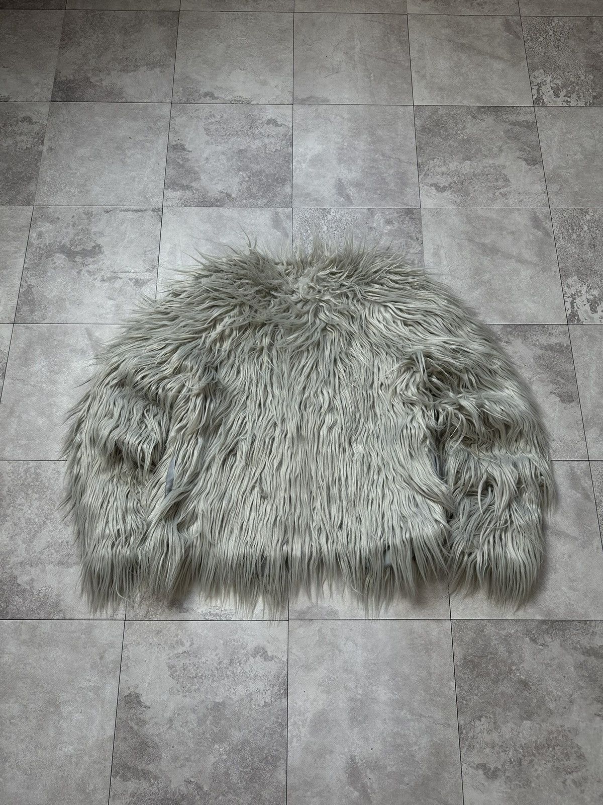If Six Was Nine Opium Fuzzy Cropped Knit Cardigan Rick Owens Vibe Y2K Jacket Size M / US 6-8 / IT 42-44 - 7 Thumbnail