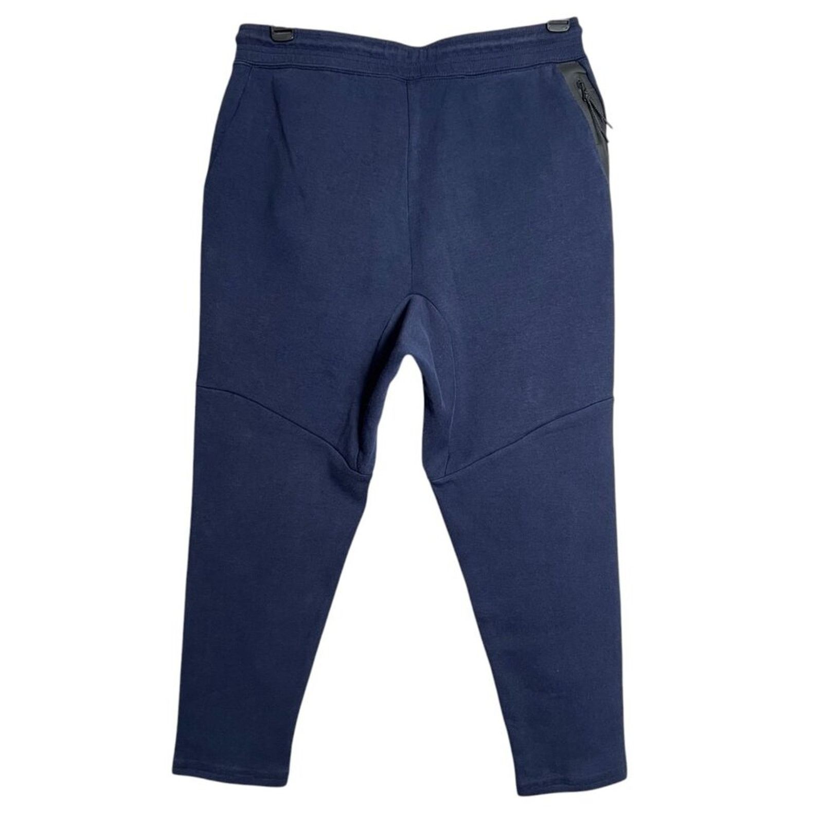 Nike Nike Tech Fleece Jogger Navy Short Cargo Zip Pocket Size L Size US 31 - 2 Thumbnail