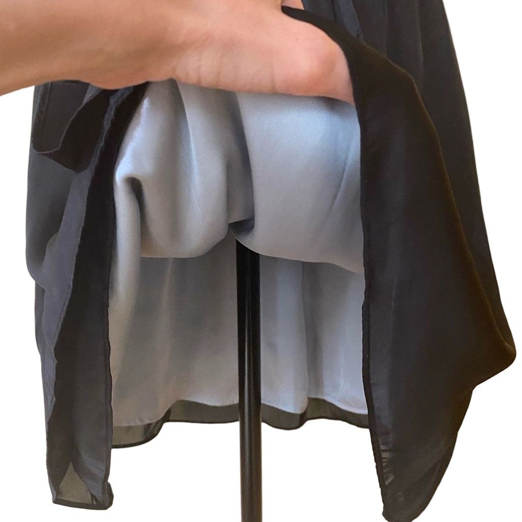 Bcbgmaxazria BCBG MaxAzria sz S black lined draping wrap dress. Pristine Size S / US 4 / IT 40 - 6 Thumbnail