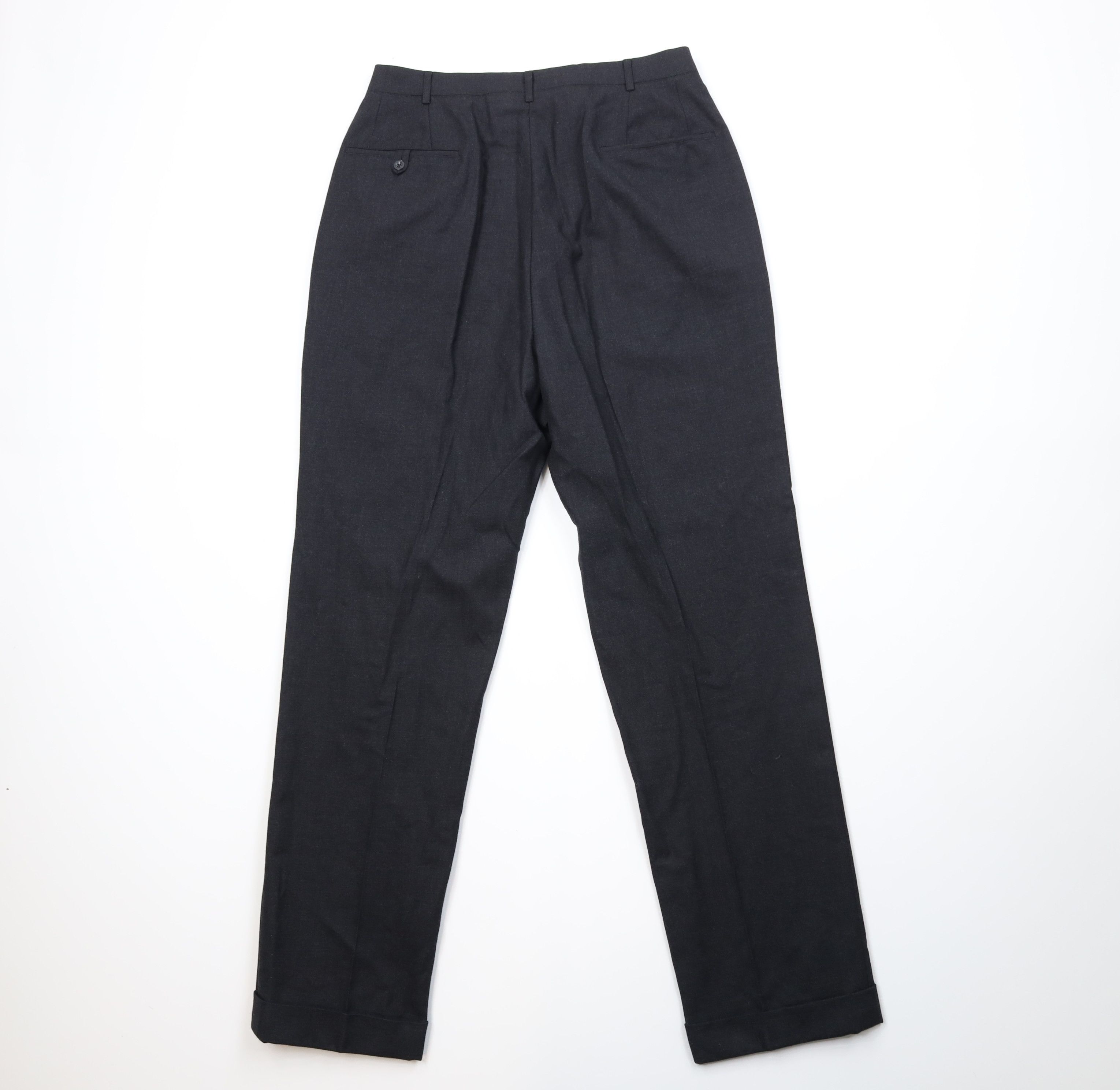 Vintage Vintage 50s Hollywood Regency Gabardine Heavy Chino Pants Size US 32 / EU 48 - 9 Thumbnail