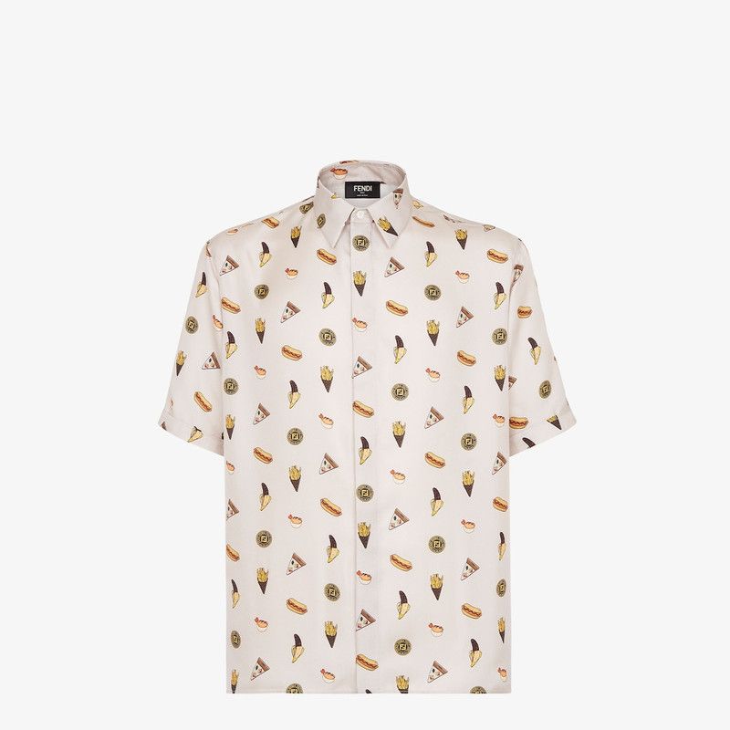 Fendi o1s1wg111225 Shirt in White Size US S / EU 44-46 / 1 - 1 Thumbnail