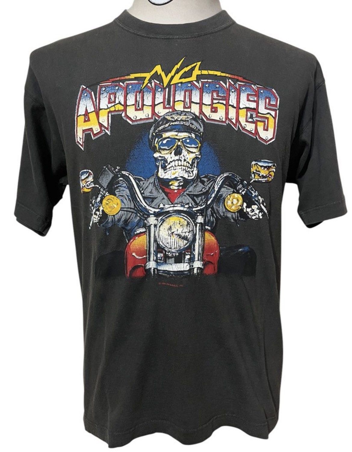 Band Tees Vintage 90s No Apologies T shirt Size US M / EU 48-50 / 2 - 1 Thumbnail
