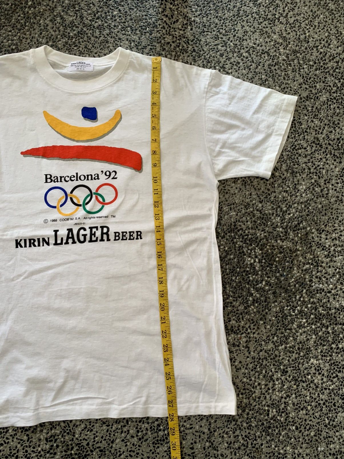 USA Olympics Vintage Barcelona Olympic 1992 Kirin Leger T shirt Size US L / EU 52-54 / 3 - 8 Thumbnail