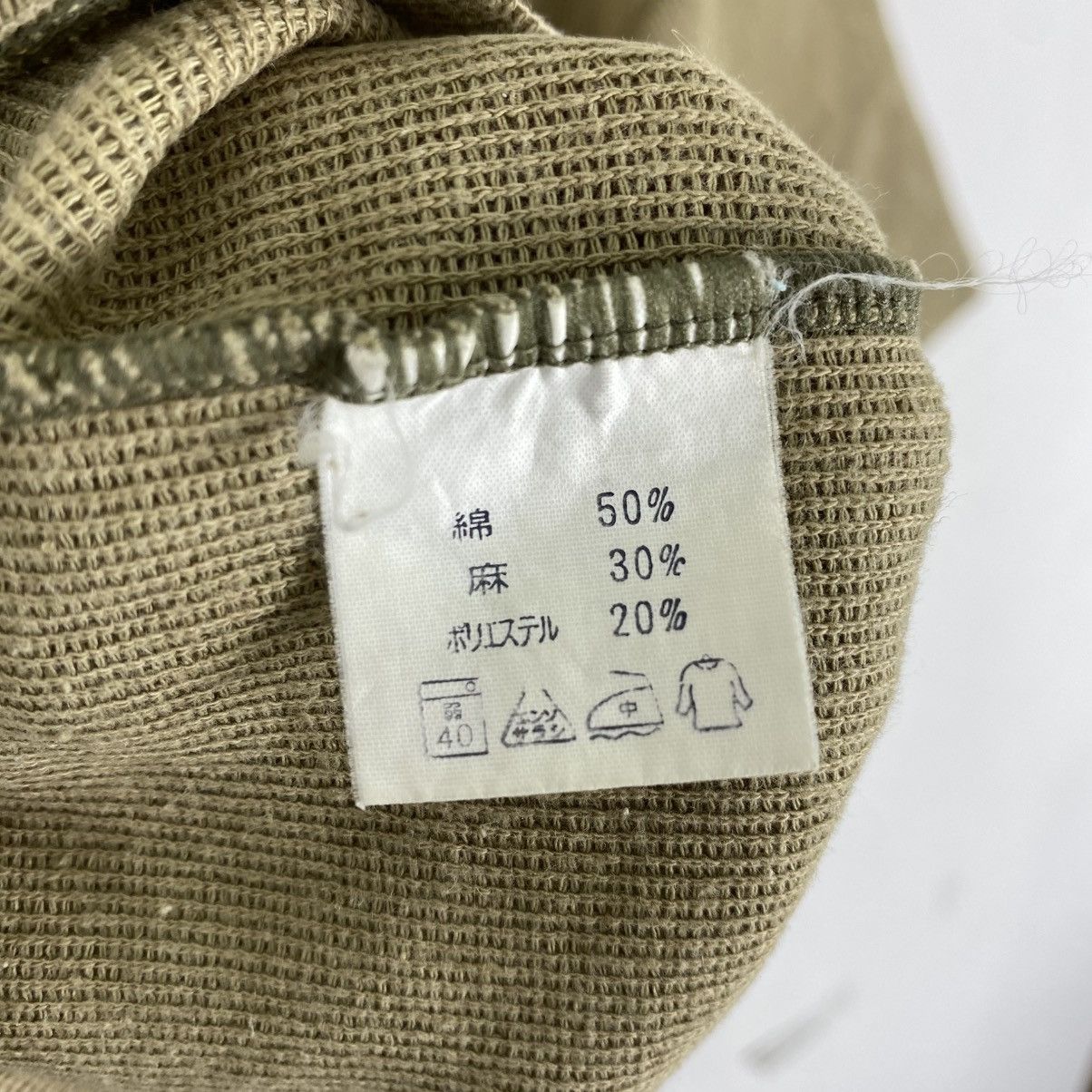 Vintage Glaser Reliance Vintage Linen Blend Henley Shirt Large Tan Size US L / EU 52-54 / 3 - 7 Thumbnail