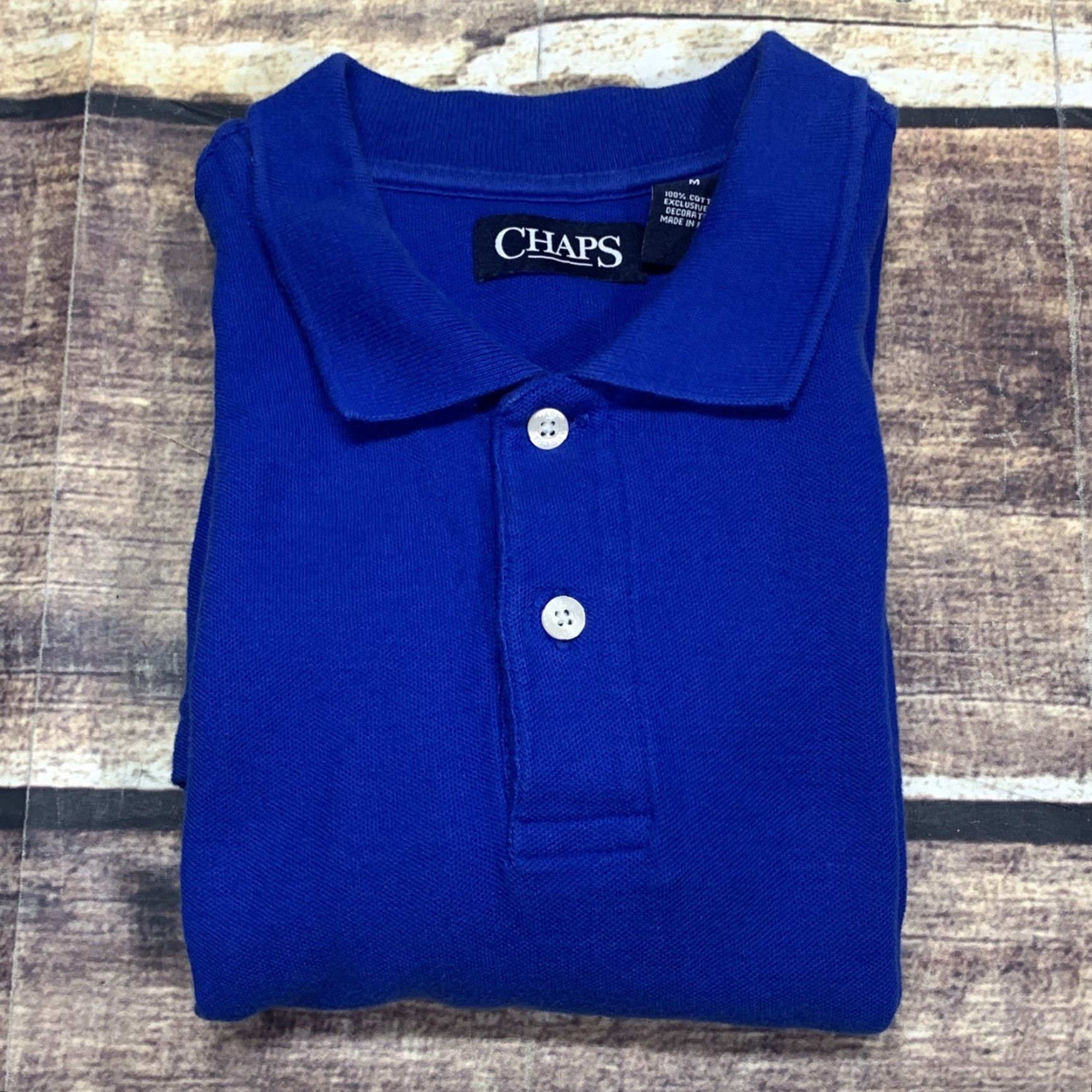 Chaps Chaps Polo Shirt Mens M Blue Casual Embroidered Beach Golf Cotton Polo Shirt Mens Medium Blue Embroidered Logo Beach Golf Casual Size US M / EU 48-50 / 2 - 8 Thumbnail