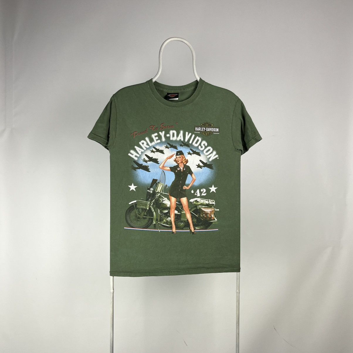 Harley Davidson Harley Davidson Tshirt lady bikers size Small Size US S / EU 44-46 / 1 - 1 Thumbnail