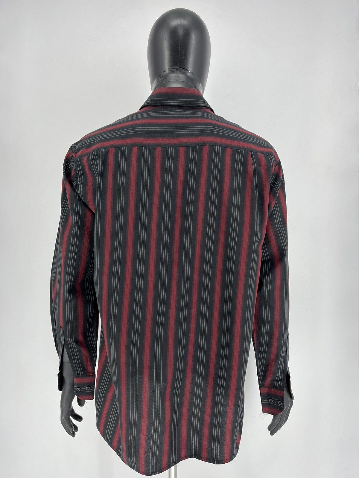 Armani Vintage Striped Shirt Armani Collezioni Size XL Rare Size US XL / EU 56 / 4 - 7 Thumbnail