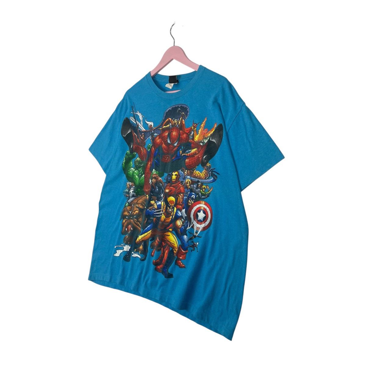 Designer × Vintage Vintage Mad Engine Marvel super heroes universe T-shirt Size US L / EU 52-54 / 3 - 3 Thumbnail