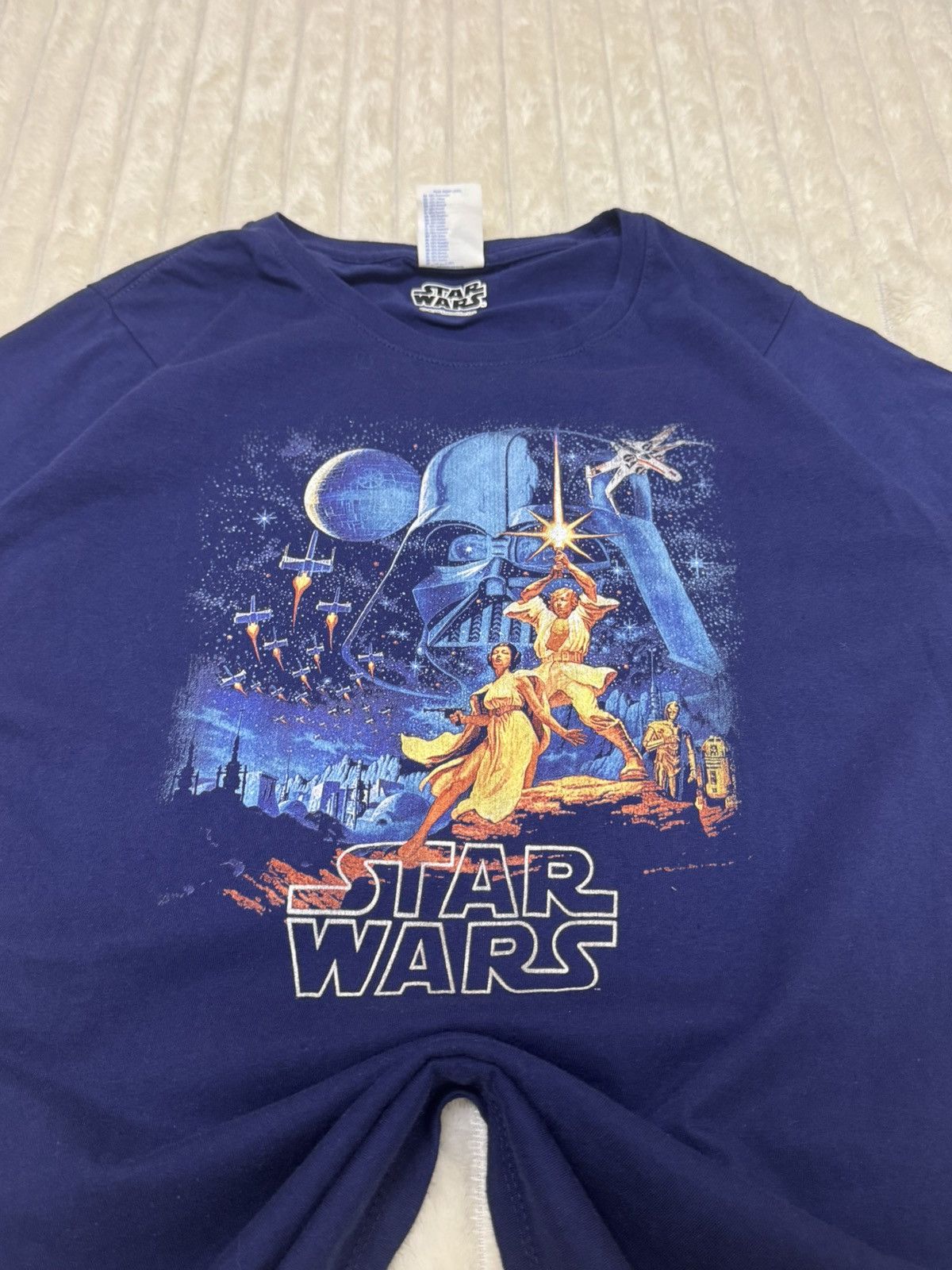 Star Wars Vintage 1977 Star Wars Tshirt Boxy Jedi Retro Fan Boxy Size US S / EU 44-46 / 1 - 2 Thumbnail