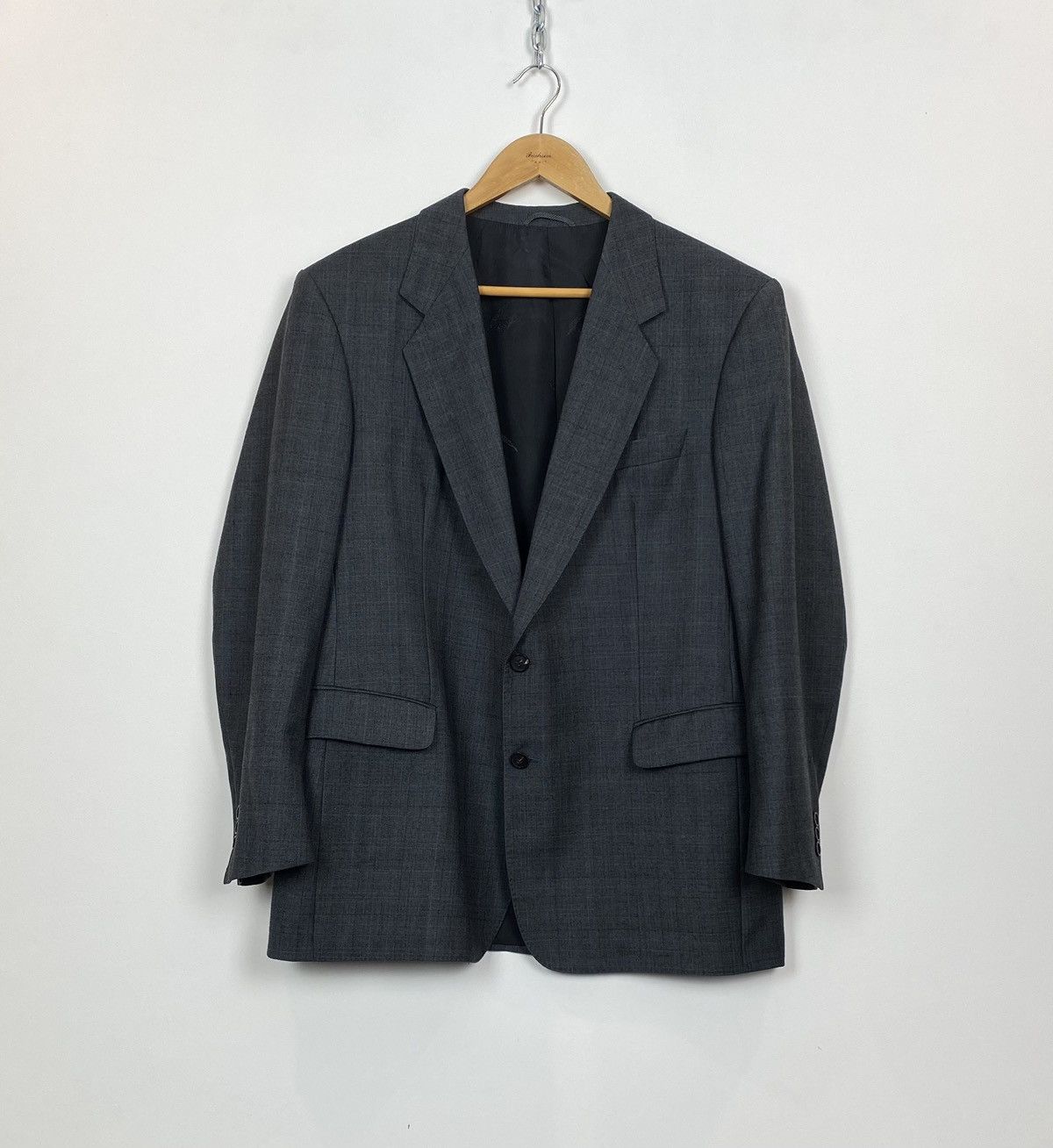Burberry Burberrys Long Sleeve Wool Blazer Jacket Men’s Size XL Size 44L - 1 Thumbnail