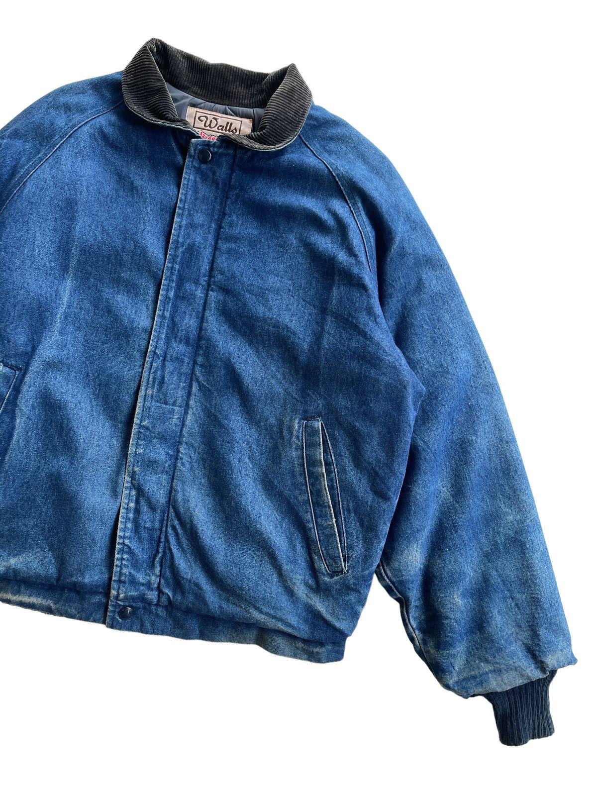 Vintage Vintage 90s Walls Quilted Bomber Jacket Size US M / EU 48-50 / 2 - 7 Thumbnail