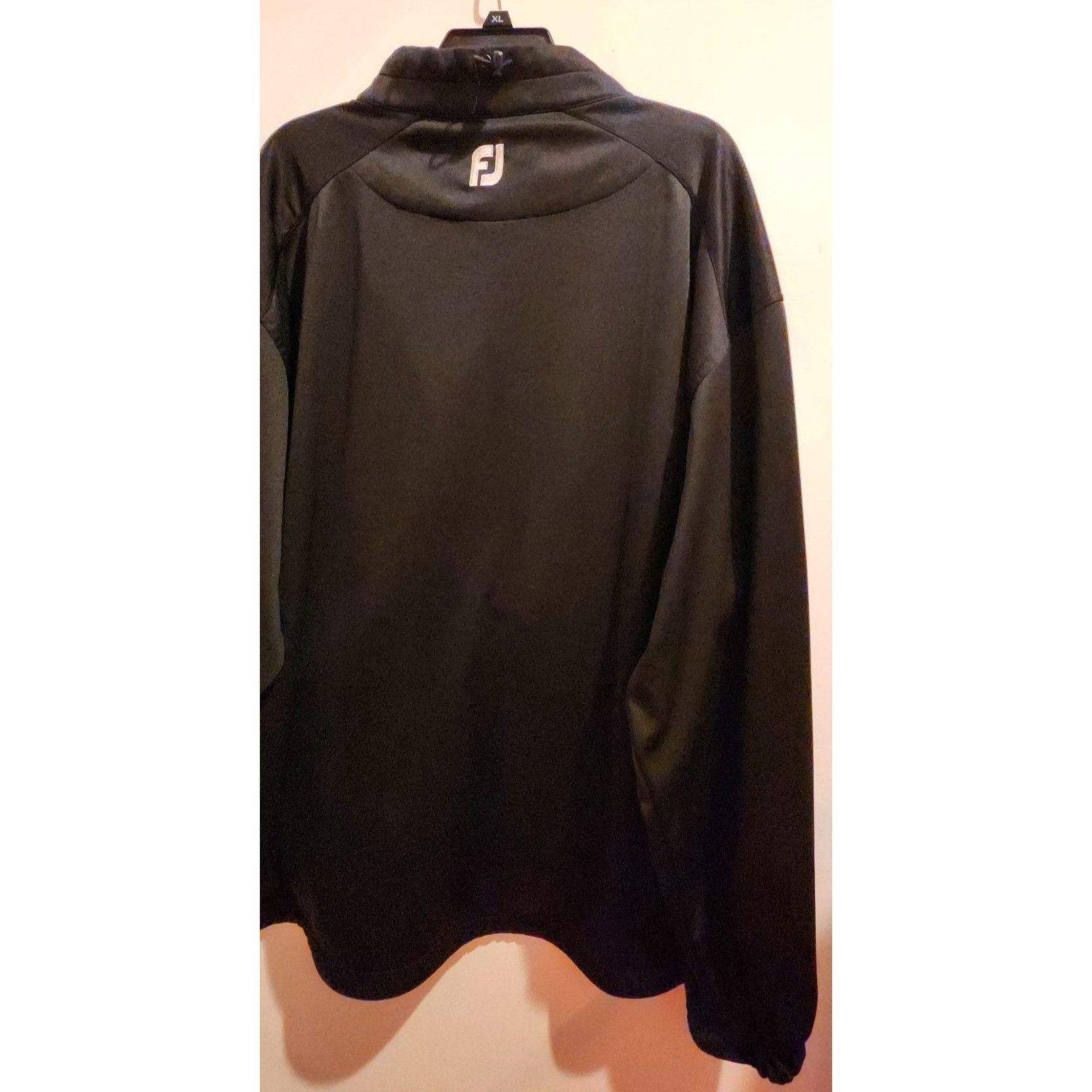 Footjoy Footjoy Mens Black Full-Zip Jacket With Zippered Pockets & A Size US XXL / EU 58 / 5 - 8 Thumbnail