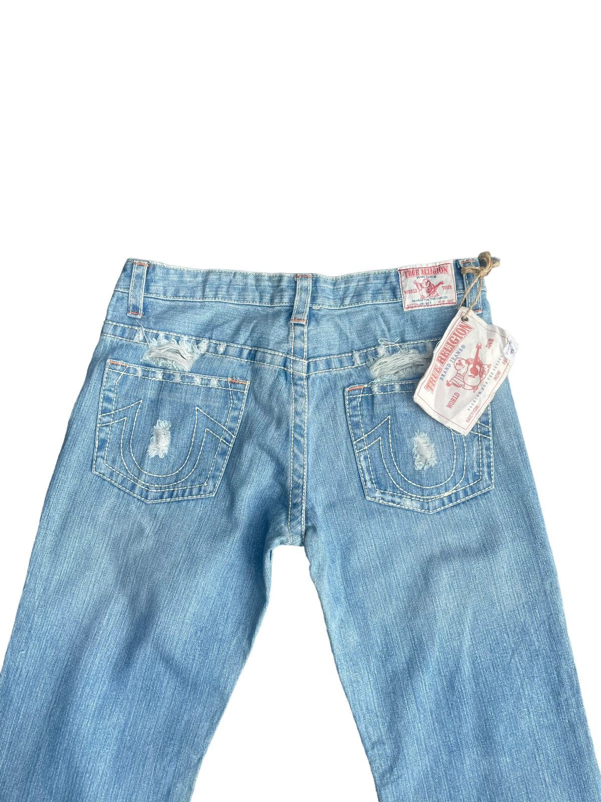 Designer × True Religion True Religion Joey Big T Distresed Denim Size 32" / US 10 / IT 46 - 6 Thumbnail