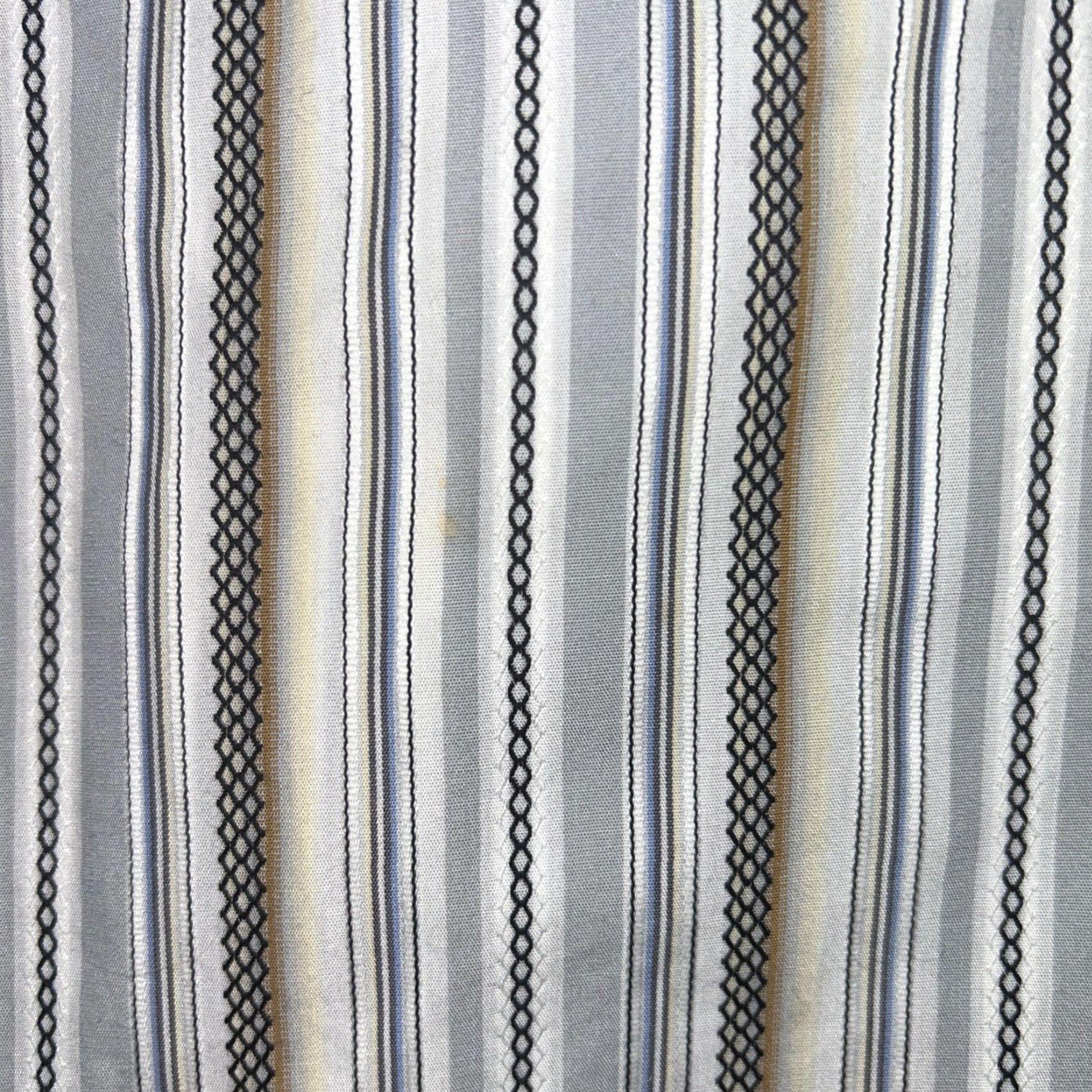 BUGATCHI Bugatchi Uomo XXL Mens Long Sleeve Button Down Shirt Striped White Size US XXL / EU 58 / 5 - 3 Thumbnail