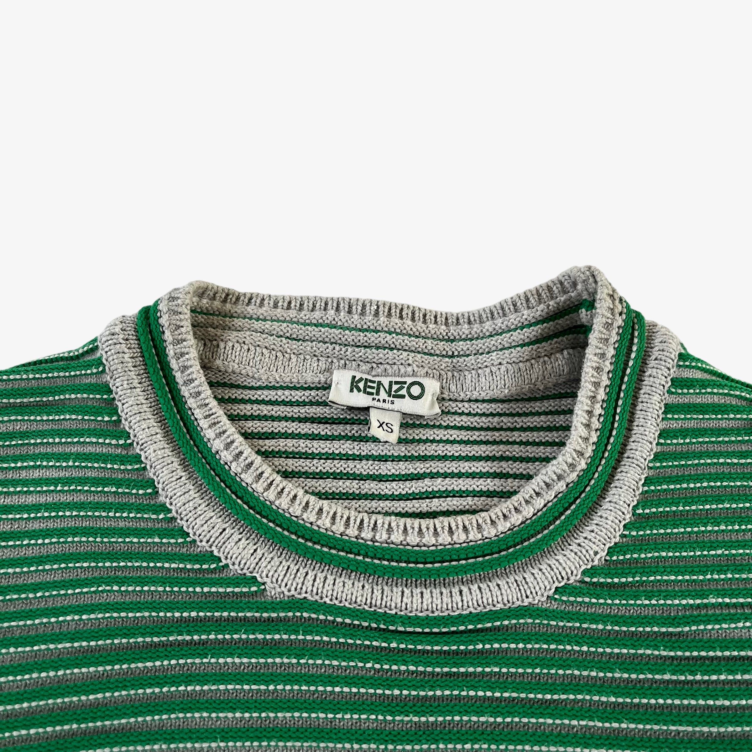 Kenzo Vintage 90s Women's Kenzo Paris Ribbed Spell Out Jumper Size S / US 4 / IT 40 - 3 Thumbnail