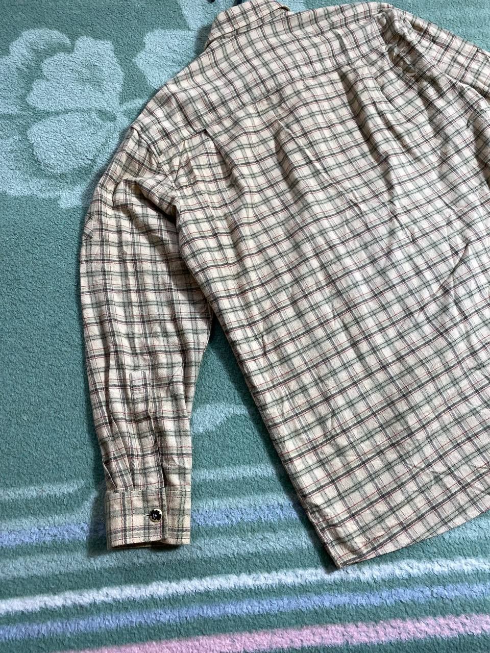 Vintage Vintage Men’s Button Up Shirt Flannel Size US L / EU 52-54 / 3 - 3 Thumbnail