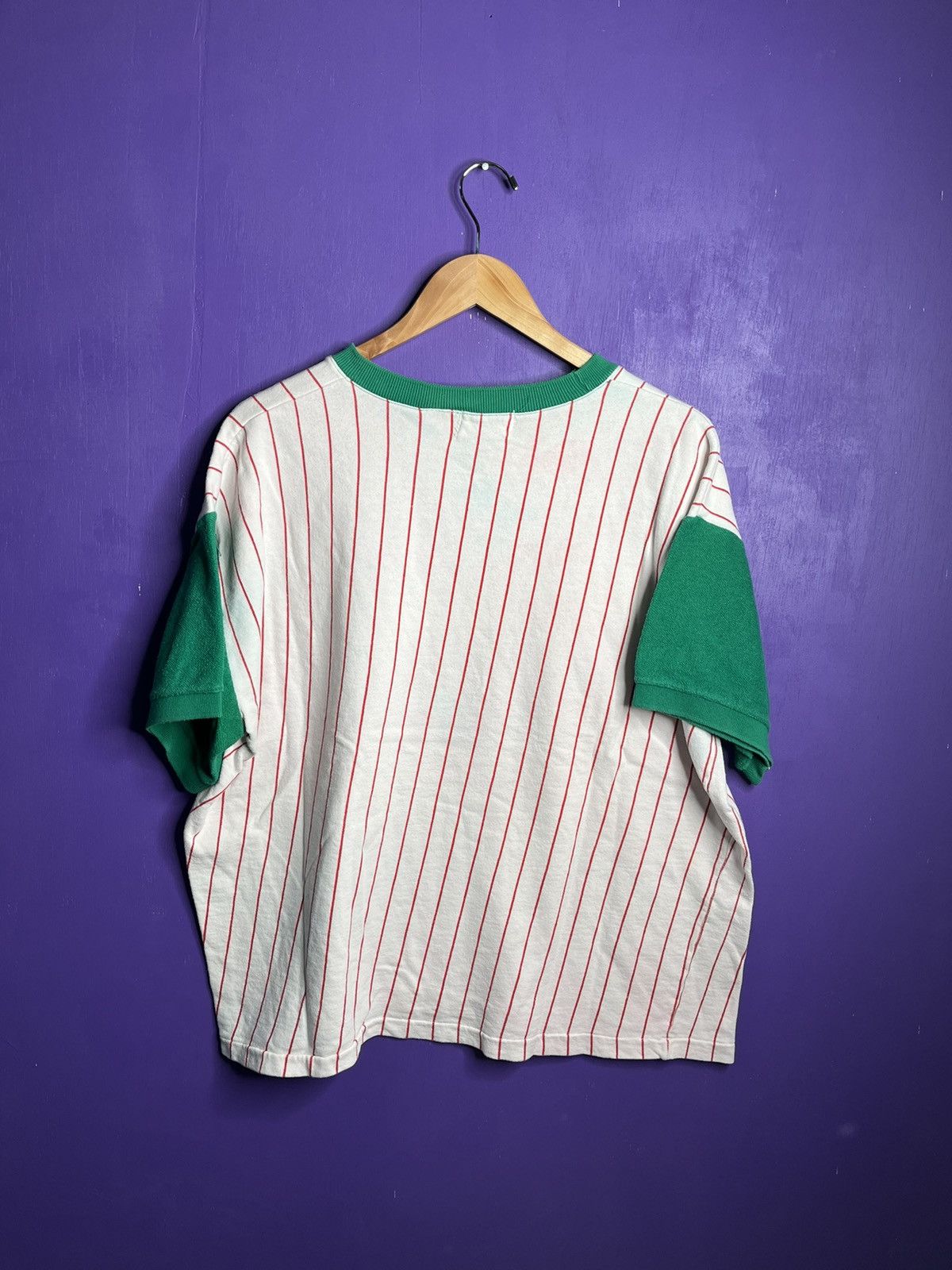 Coca Cola × Vintage Vintage 70s/80s Coca-Cola baseball pinstripe shirt Size US L / EU 52-54 / 3 - 2 Thumbnail