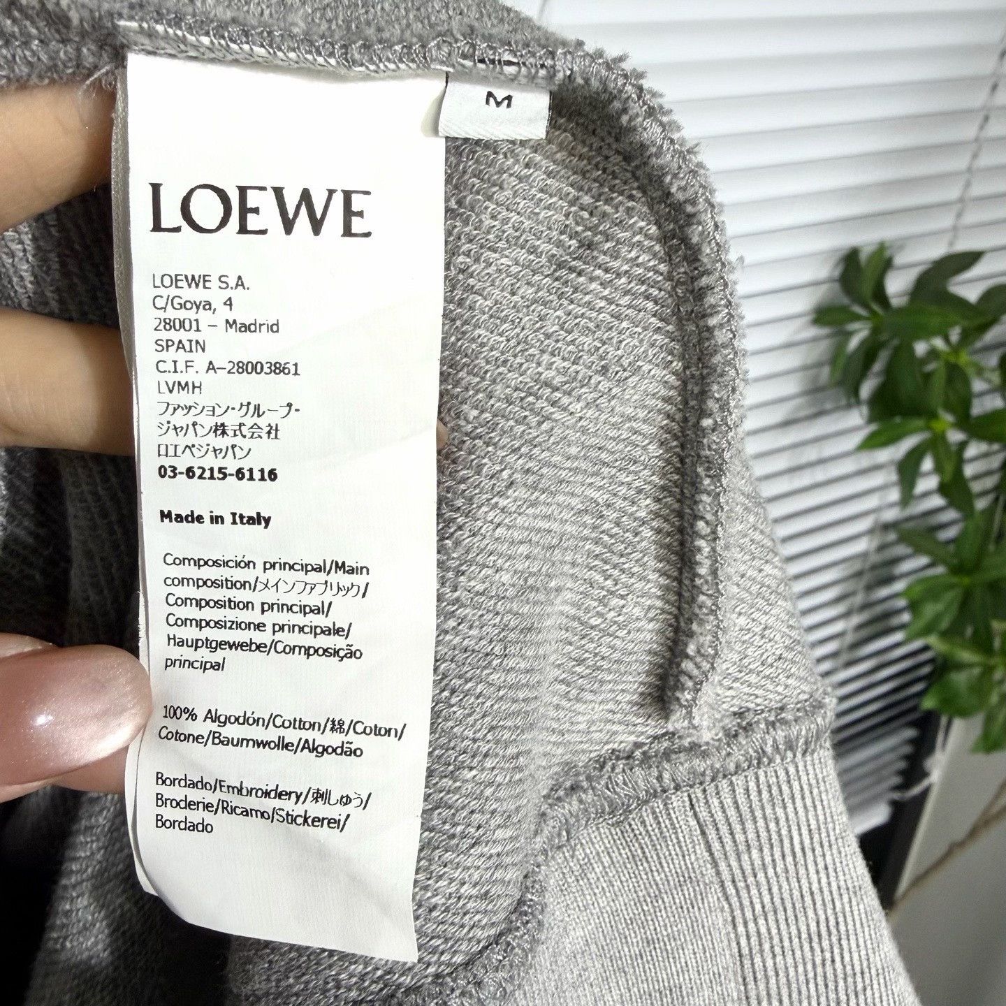 Loewe Loewe Embroidered Hoodie M Size US M / EU 48-50 / 2 - 5 Thumbnail