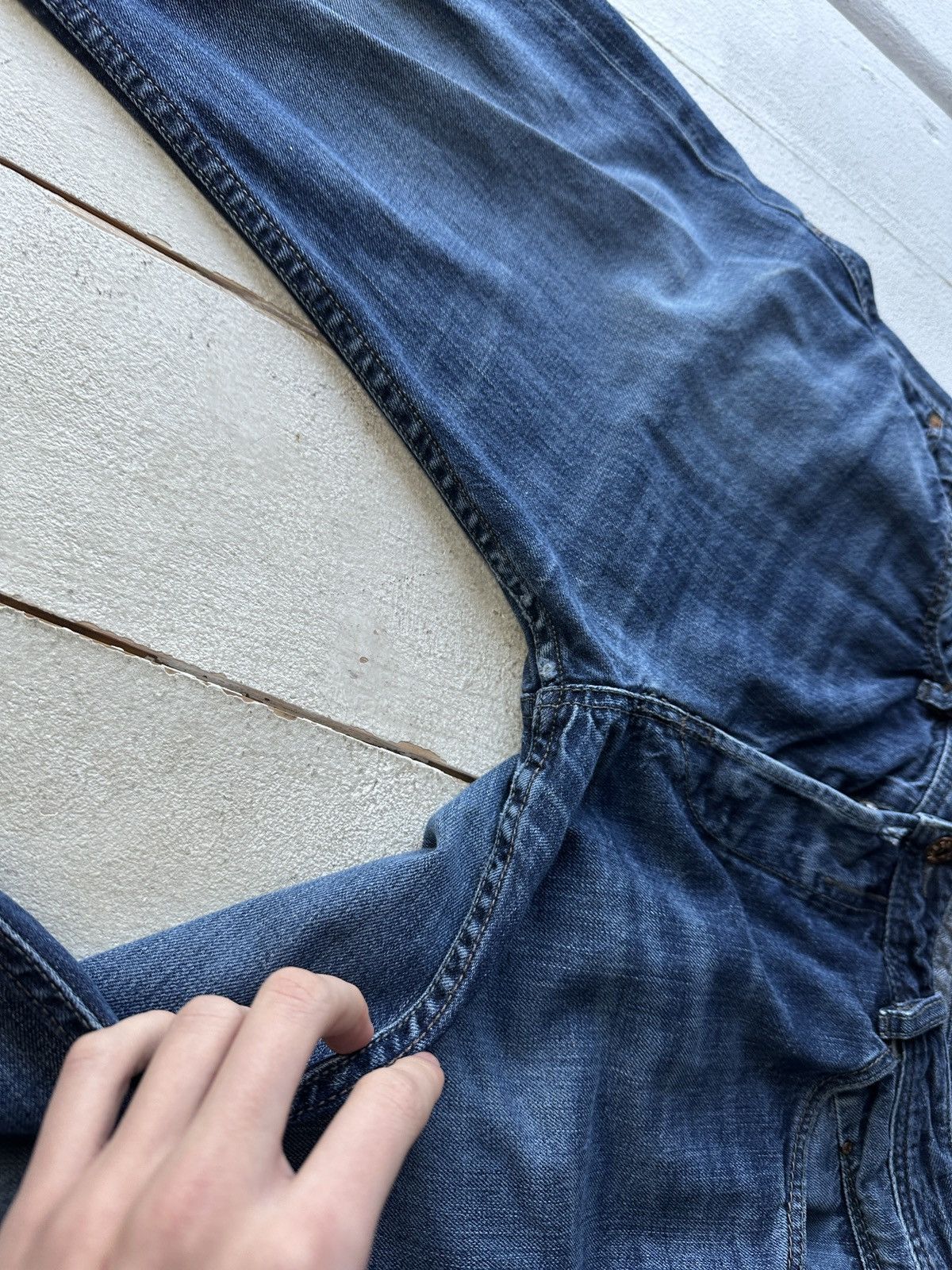 Diesel 🚨 RARE DIESEL MEN DENIM JEANS AVANT GARDE IFSIXWASNINE Y2K Size US 34 / EU 50 - 10 Thumbnail