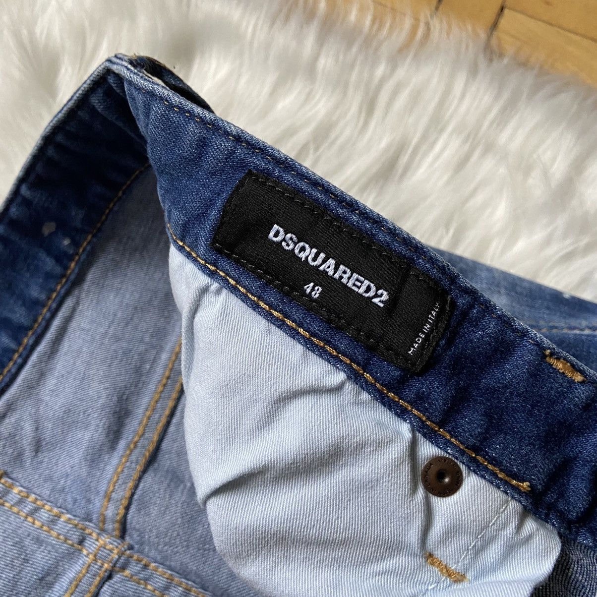 Dsquared2 📌 Crazy Dsquared2 Slim Fit Distressed Jeans Mens 32 Size US 32 / EU 48 - 13 Thumbnail
