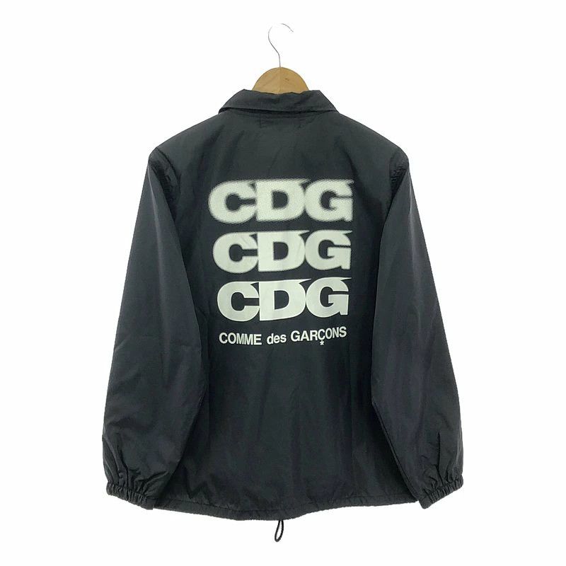 Comme des Garcons Coach Jacket Back Print Button Up Inseam Pocket Black Size US M / EU 48-50 / 2 - 2 Thumbnail