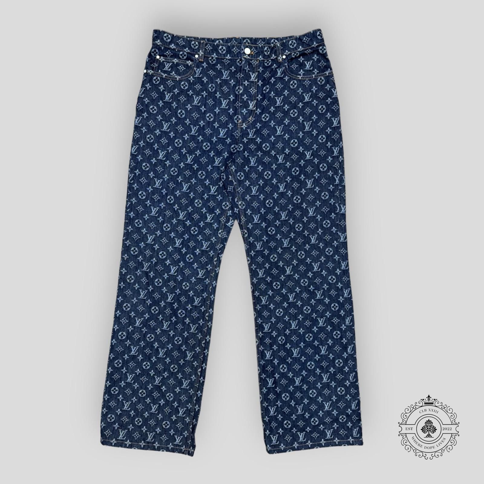 Louis Vuitton Louis Vuitton Jacquard Skate Denim Jeans Size US 36 / EU 52 - 1 Thumbnail