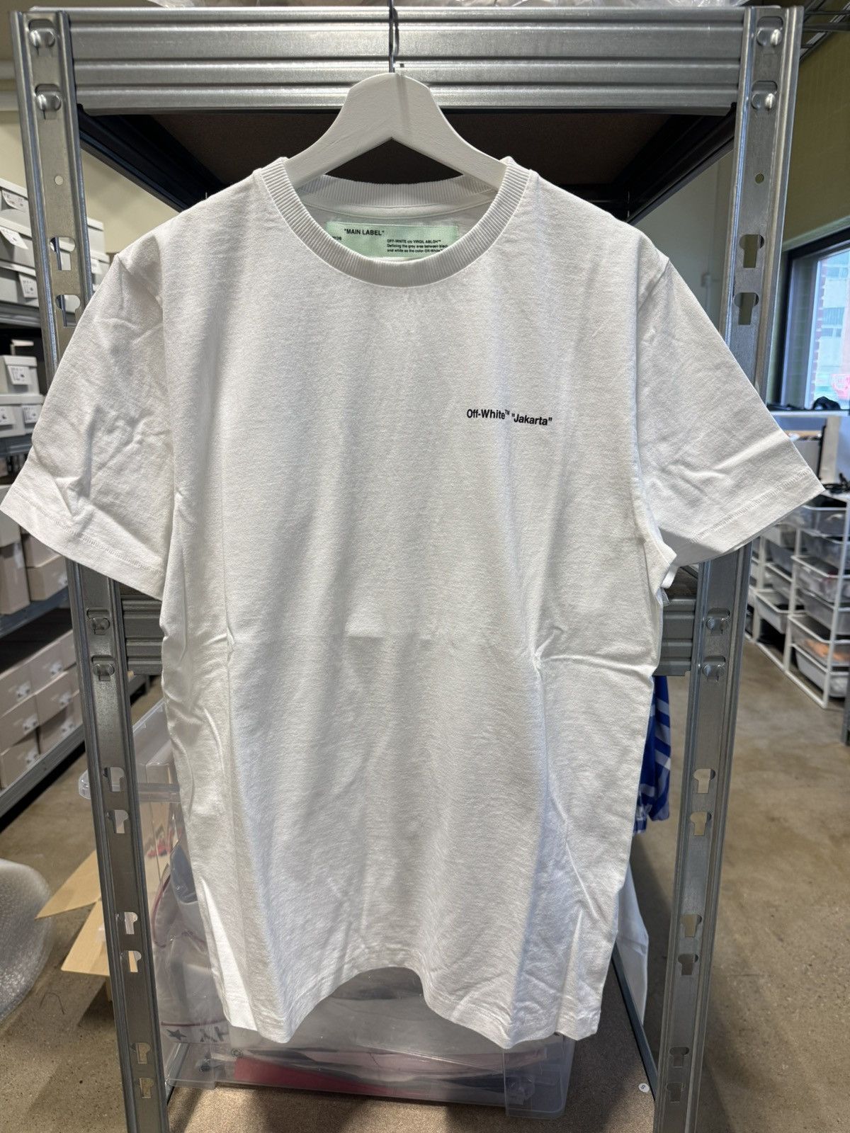 Off-White Off-White Arrow Jakarta Store Exclusive T-Shirt NEW 500$ Size US L / EU 52-54 / 3 - 2 Thumbnail