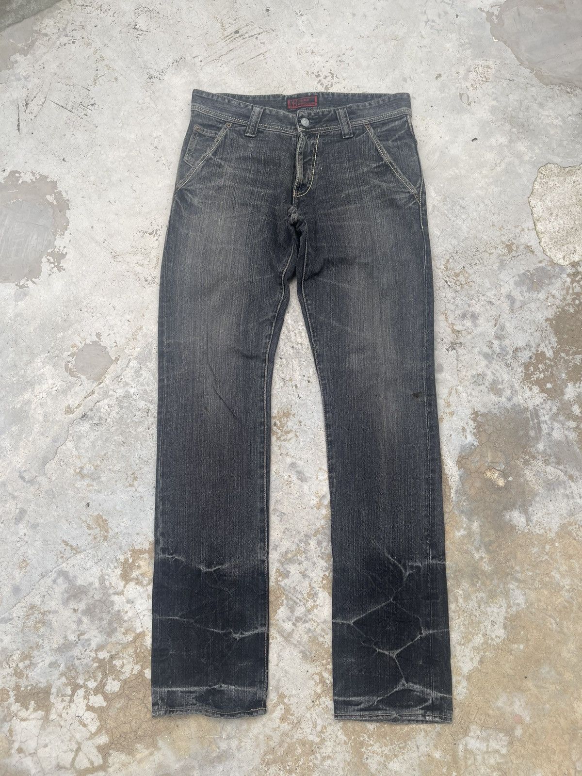 Johnbull Johnbull Kojima Japan Faded Black denim Size US 30 / EU 46 - 1 Thumbnail