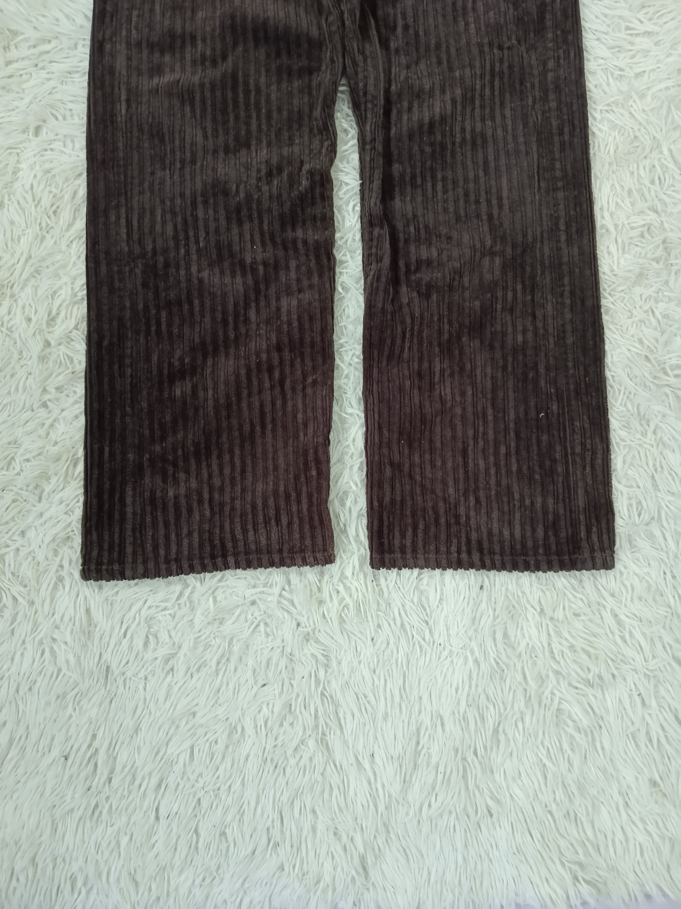 Japanese Brand WIDE PANTS CORDUROY BLUE WAY Size US 32 / EU 48 - 5 Thumbnail