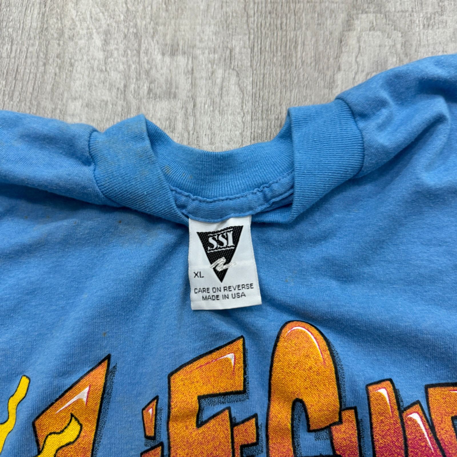 Vintage Vintage Lifeguard on Duty Shirt Men's Extra Large Blue 90s Size US XL / EU 56 / 4 - 6 Thumbnail