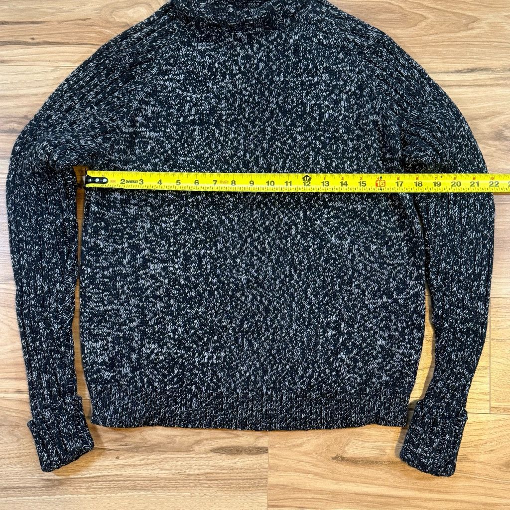 Mossimo Mossimo XL Marled Black White Turtleneck Sweater Cotton Warm Size US XL / EU 56 / 4 - 5 Thumbnail