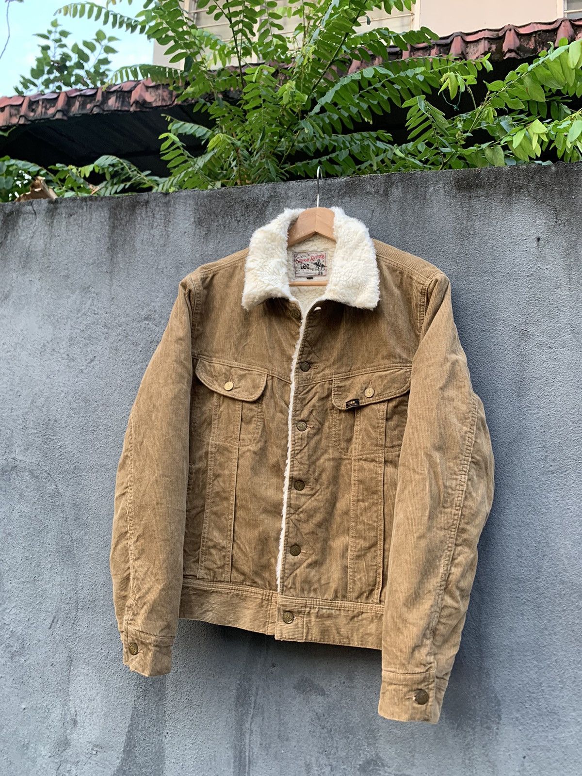 Lee 👹Vintage LEE STORM RIDER CORDUROY BROWN TRUCKER JACKET Size US M / EU 48-50 / 2 - 8 Thumbnail