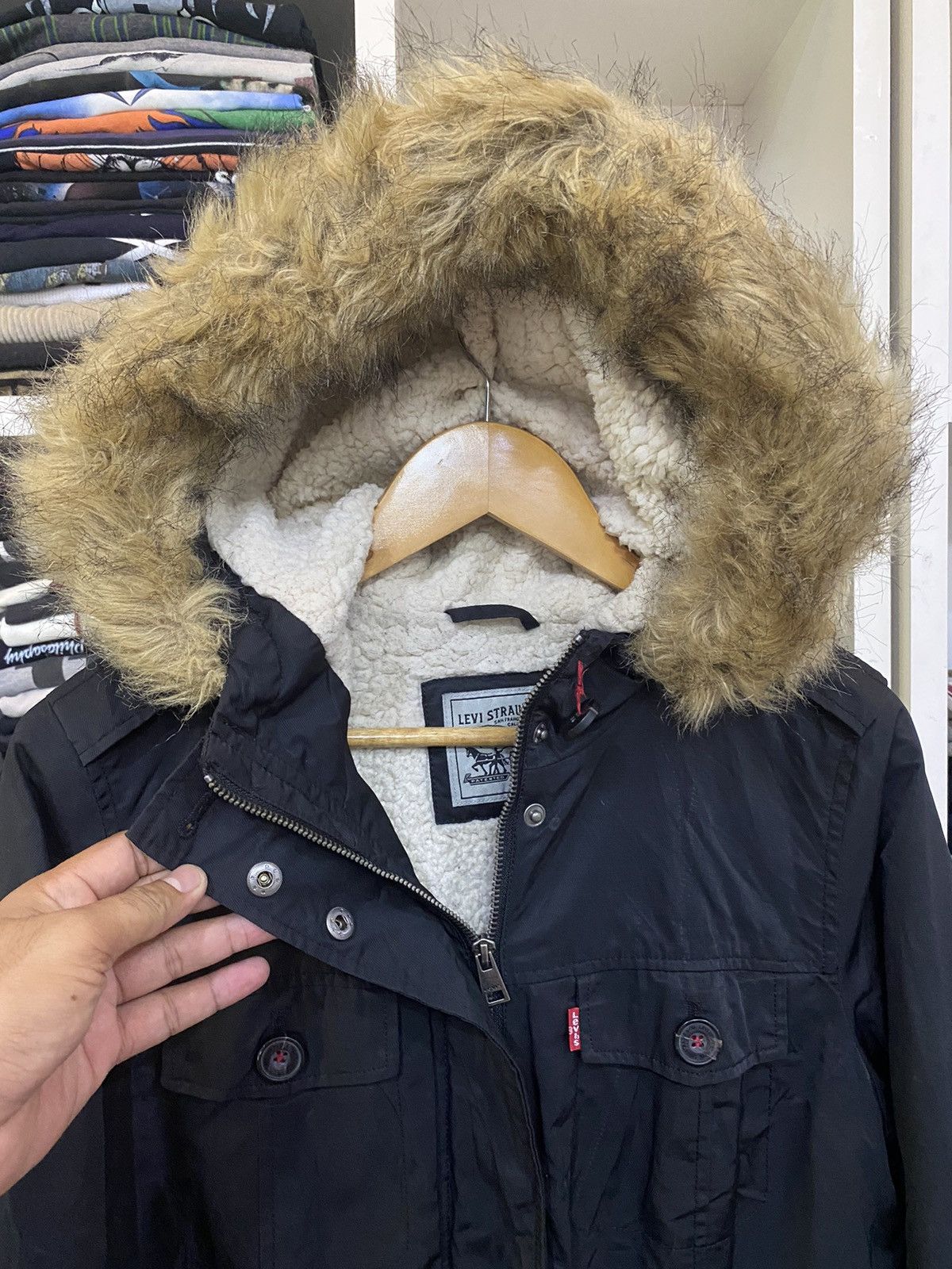 If Six Was Nine × Levi's Levis Fur Parka Jacket Size US M / EU 48-50 / 2 - 4 Thumbnail