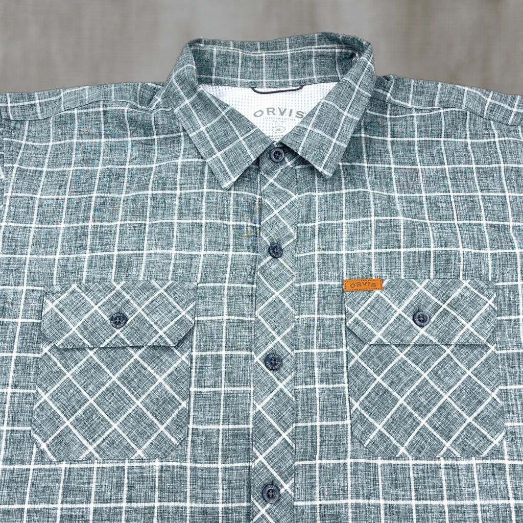 Orvis Orvis Shirt Men XL Gray Plaid Button-Up Pockets Outdoor Classic Fishing Hiking Size US XL / EU 56 / 4 - 1 Thumbnail