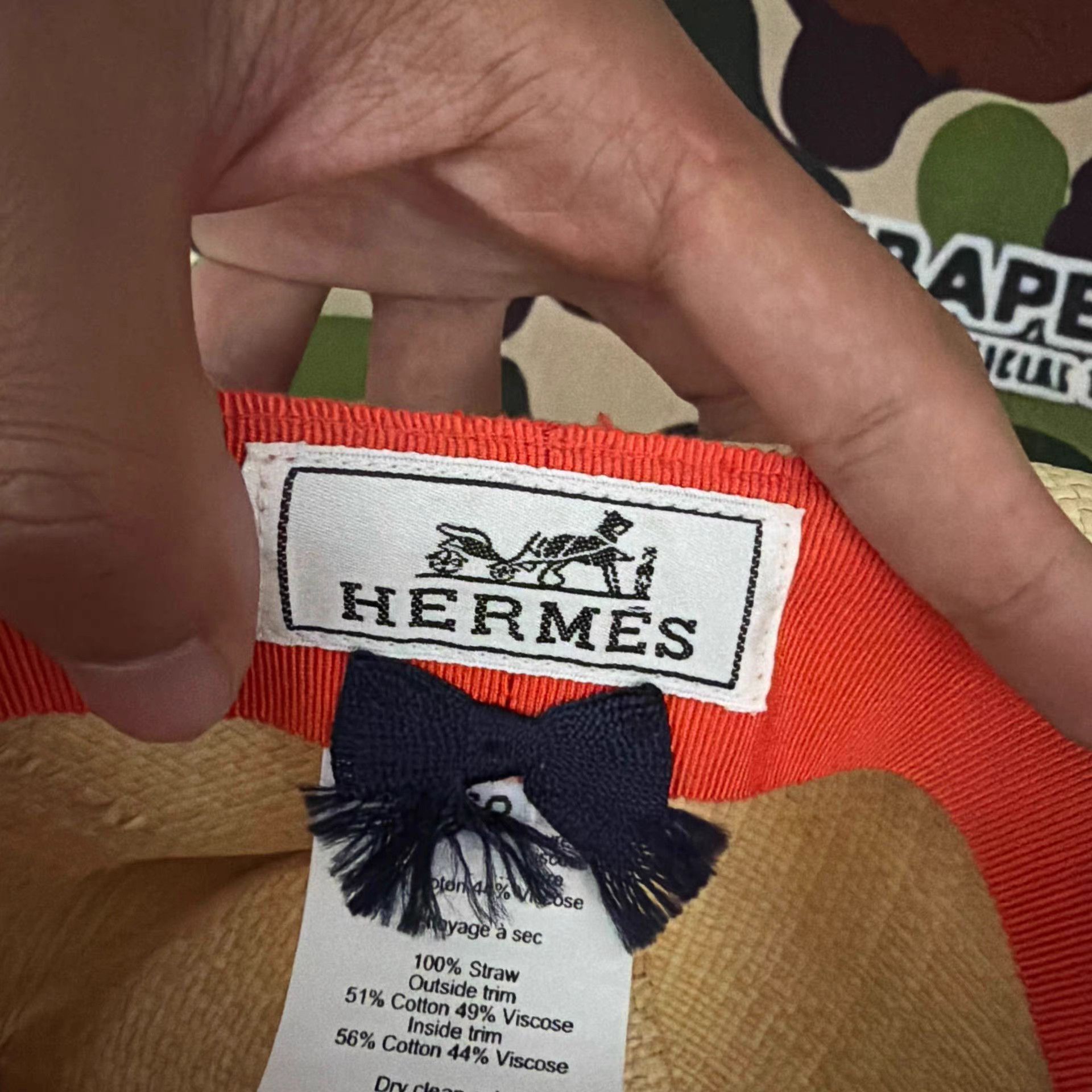 Hermes Hermes Straw Hat Size ONE SIZE - 4 Thumbnail