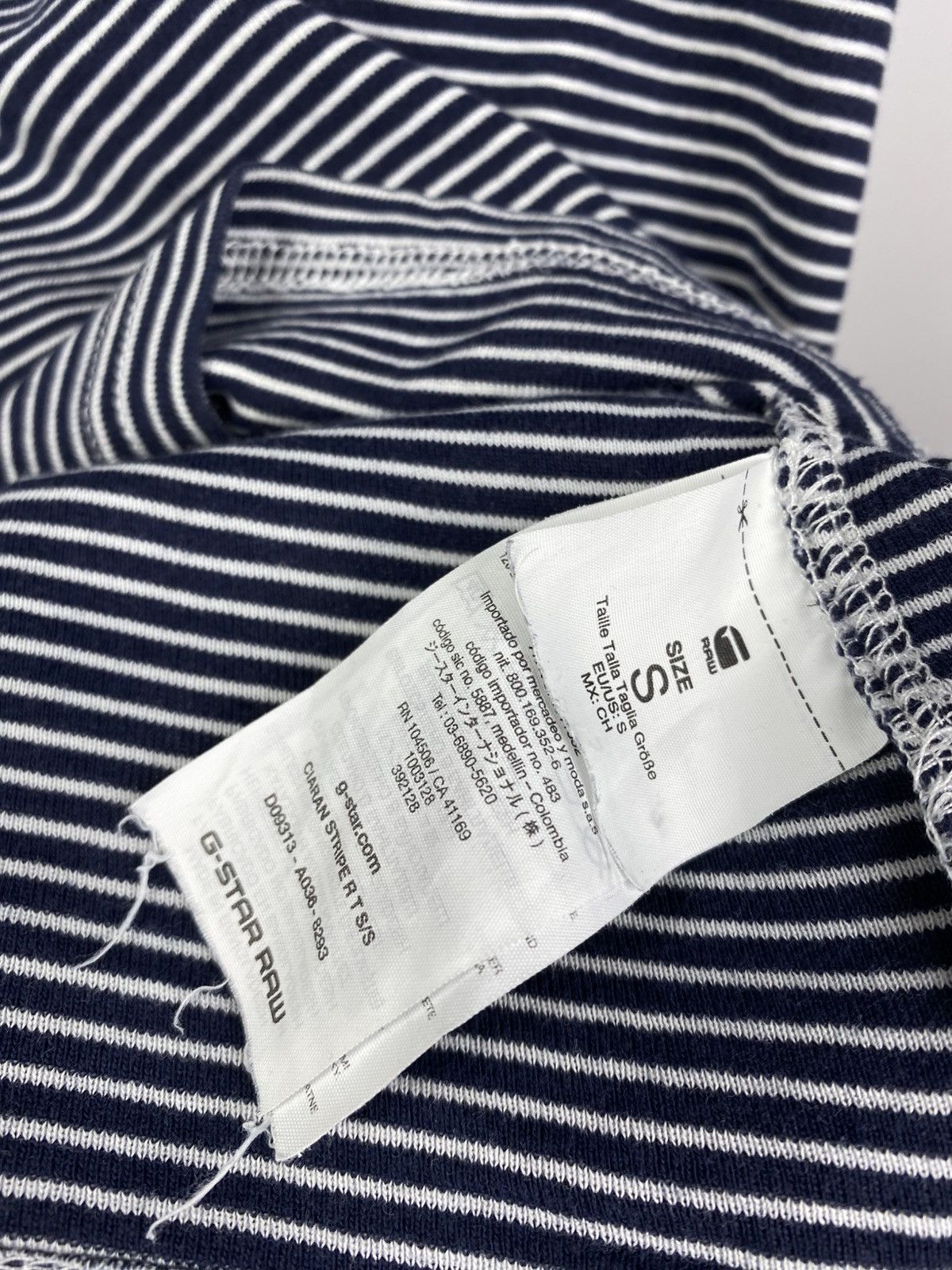 G-Star Vintage 00s striped Marine G-Star Raw Y2K T-Shirt Size S Size US S / EU 44-46 / 1 - 4 Thumbnail