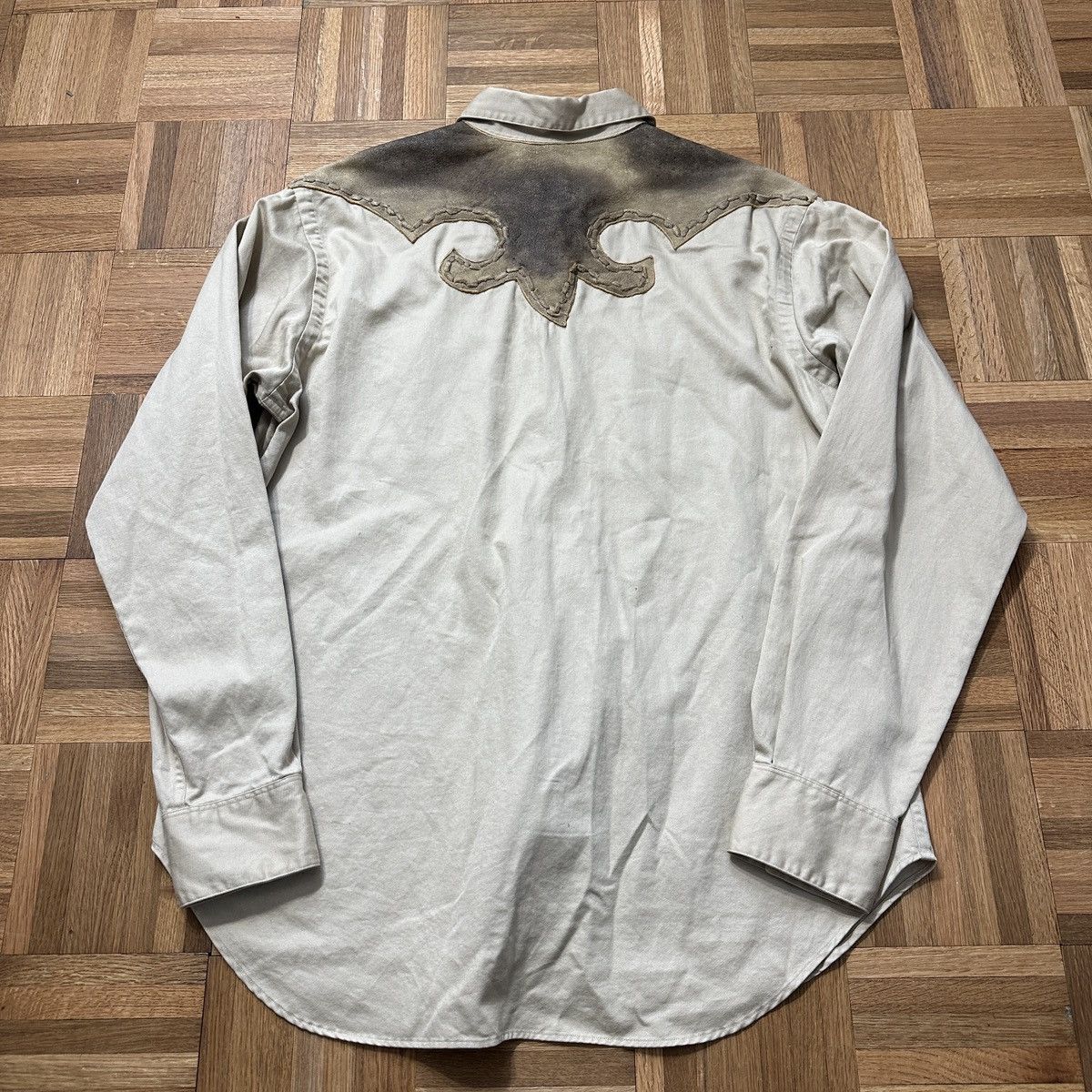 Polo Ralph Lauren Vintage Polo leather western shirt Size US L / EU 52-54 / 3 - 2 Thumbnail
