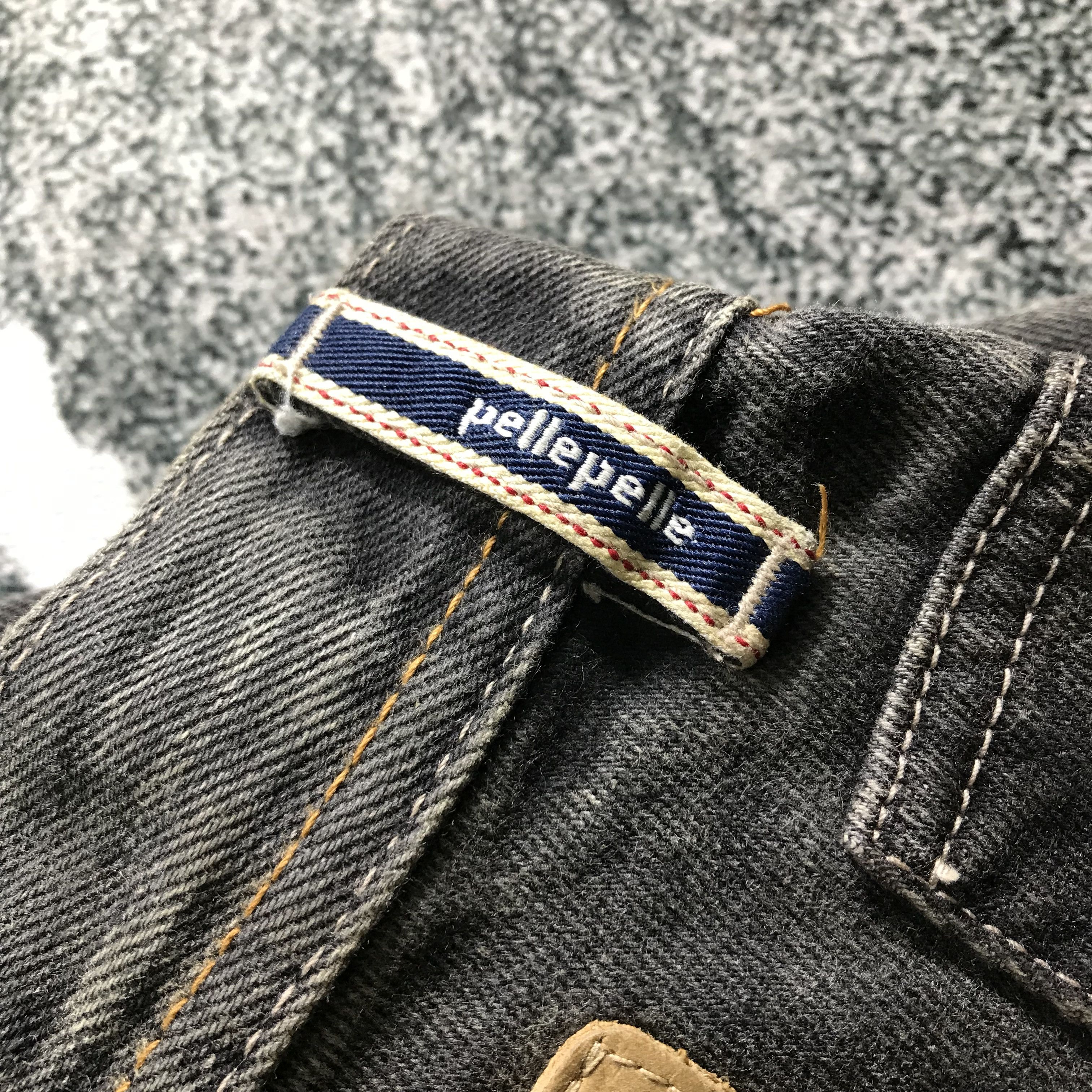 Pelle Pelle Pelle Pelle Bagy Jeans Faded Black Denim KJ3193 Size US 36 / EU 52 - 9 Thumbnail