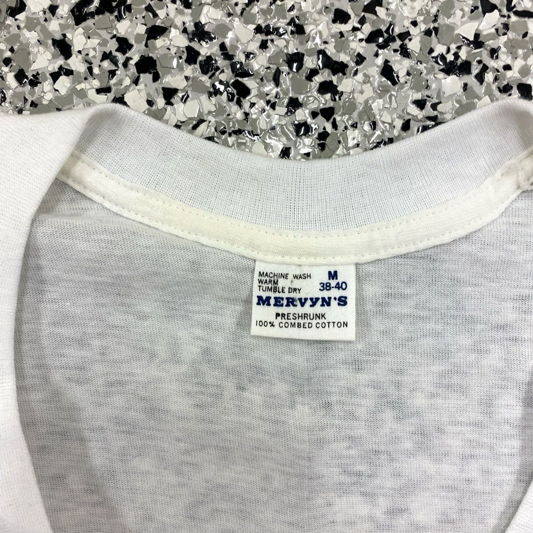 Vintage VINTAGE TownCraft T-Shirt V-Neck White Medium Lot of 2 Mens 60s 70s Size US M / EU 48-50 / 2 - 7 Thumbnail