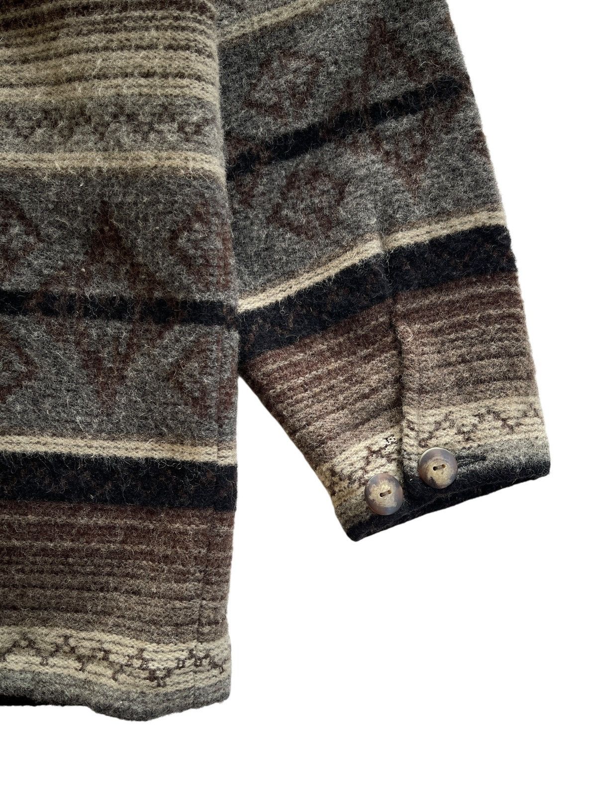 L.L. Bean Vintage L.L.Bean Wool Aztec Jacket Size US M / EU 48-50 / 2 - 7 Thumbnail