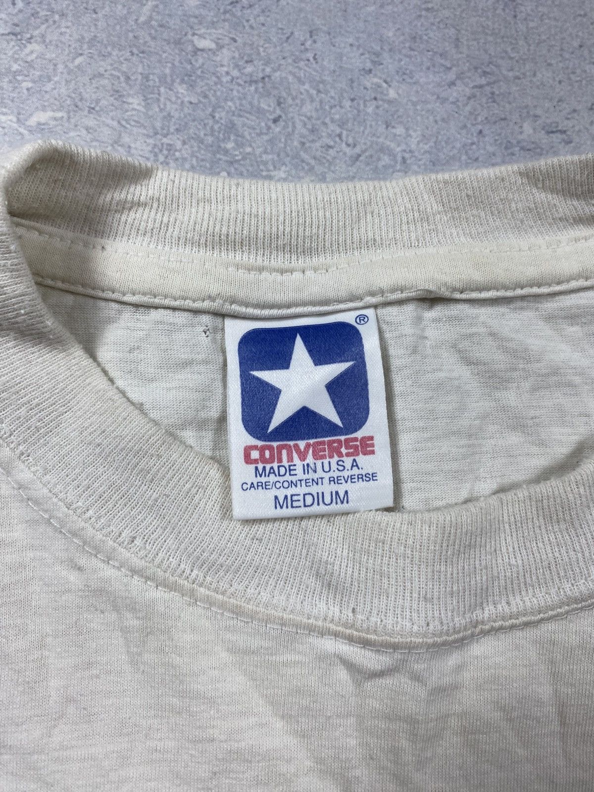 Converse Vintage Converse Mens T-Shirt With Big Logo Made in USA Size US M / EU 48-50 / 2 - 6 Thumbnail