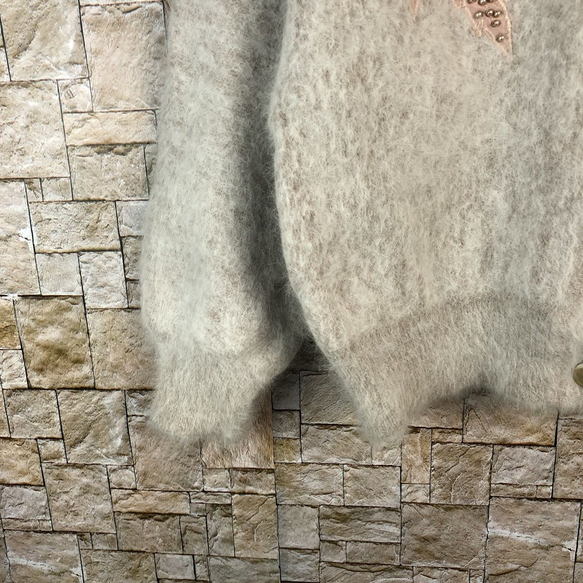 Japanese Brand Japan vintage mohair fur shaggy Cardigan Knitwear #A1232 Size S / US 4 / IT 40 - 7 Thumbnail