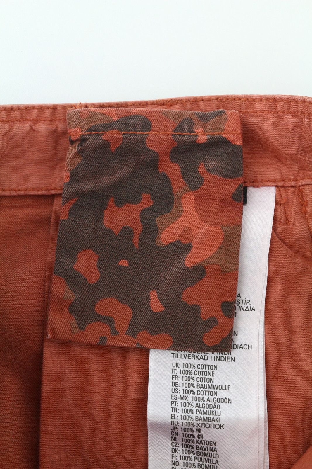 Diesel P-ATLAN-PAT W32 Orange Camouflage Multi-Pocket 85387 Size US 32 / EU 48 - 8 Thumbnail