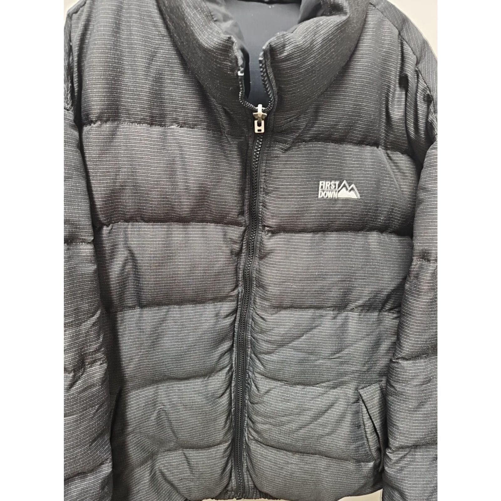 Vintage VINTAGE First Down Reversible Down Jacket Black Mens 2xlt Jacket Size US XXL / EU 58 / 5 - 2 Thumbnail
