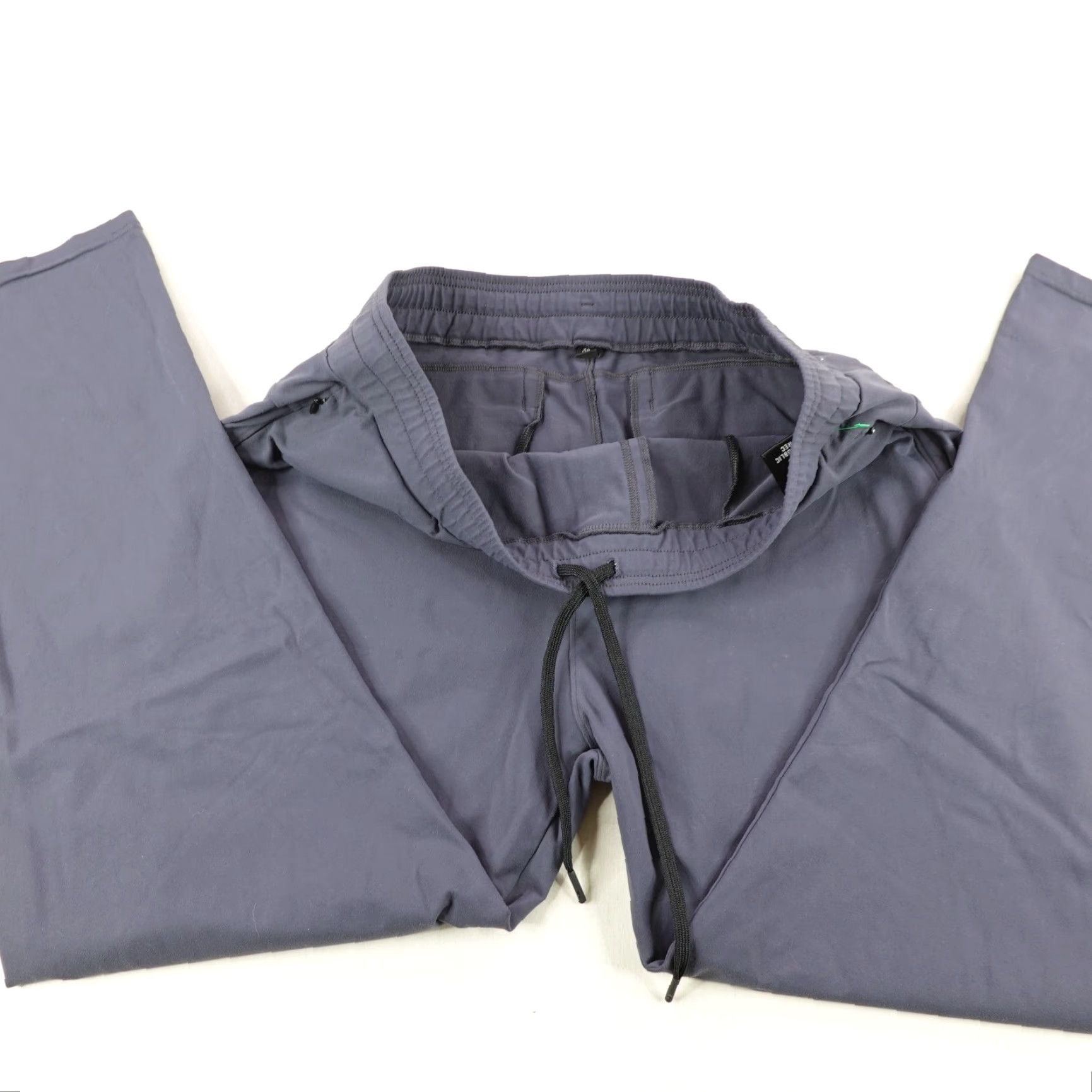 Vintage Public Rec Mens Pants 38x32 Chino Joggers Blue Nylon Spandex Knit Straight Leg Athletic Sports Clothes Size US 36 / EU 52 - 6 Thumbnail
