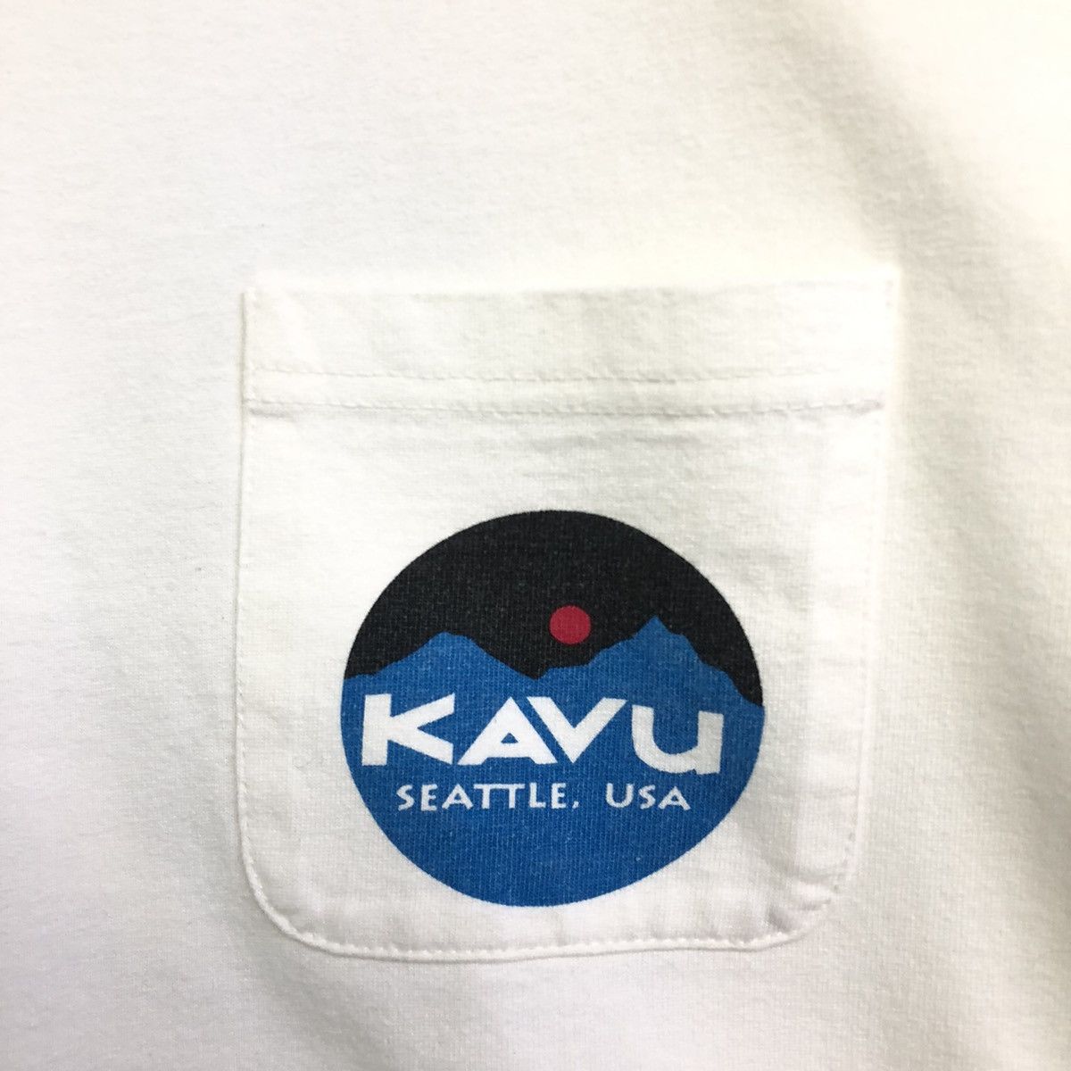 KAVU Kavu Big Printed Logo Backhitt Tshirt Size US L / EU 52-54 / 3 - 4 Thumbnail