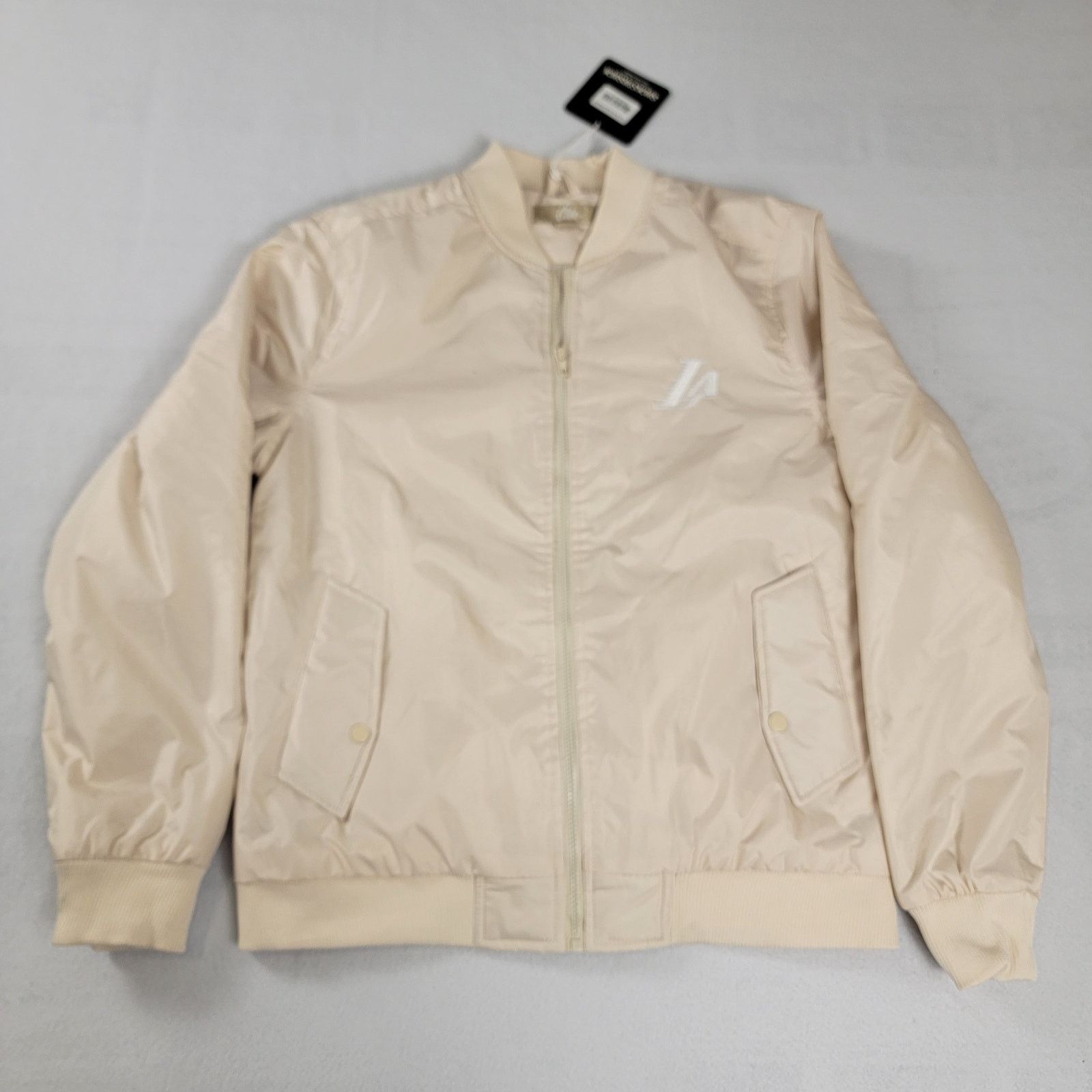 CLSC CLSC Men Sucks to Suck Varsity Script Jacket 'LA' Beige Sz M Size US M / EU 48-50 / 2 - 1 Thumbnail